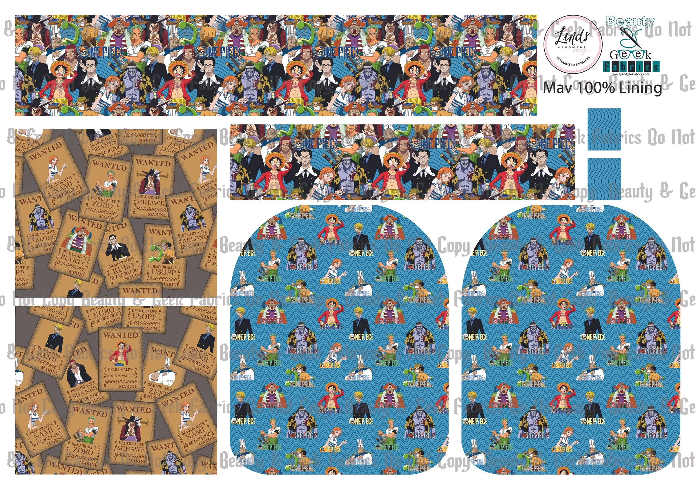 OP Mav Pack Lining Only - Cut N Sew - Past Print Preorder