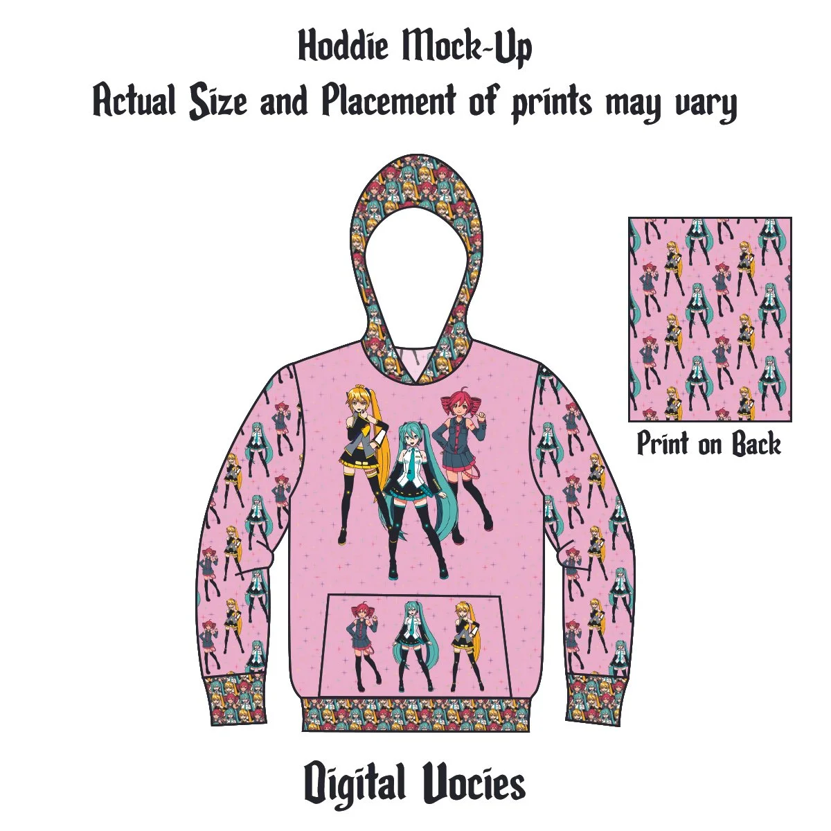 Made to Order Hoodie - Digital Voices