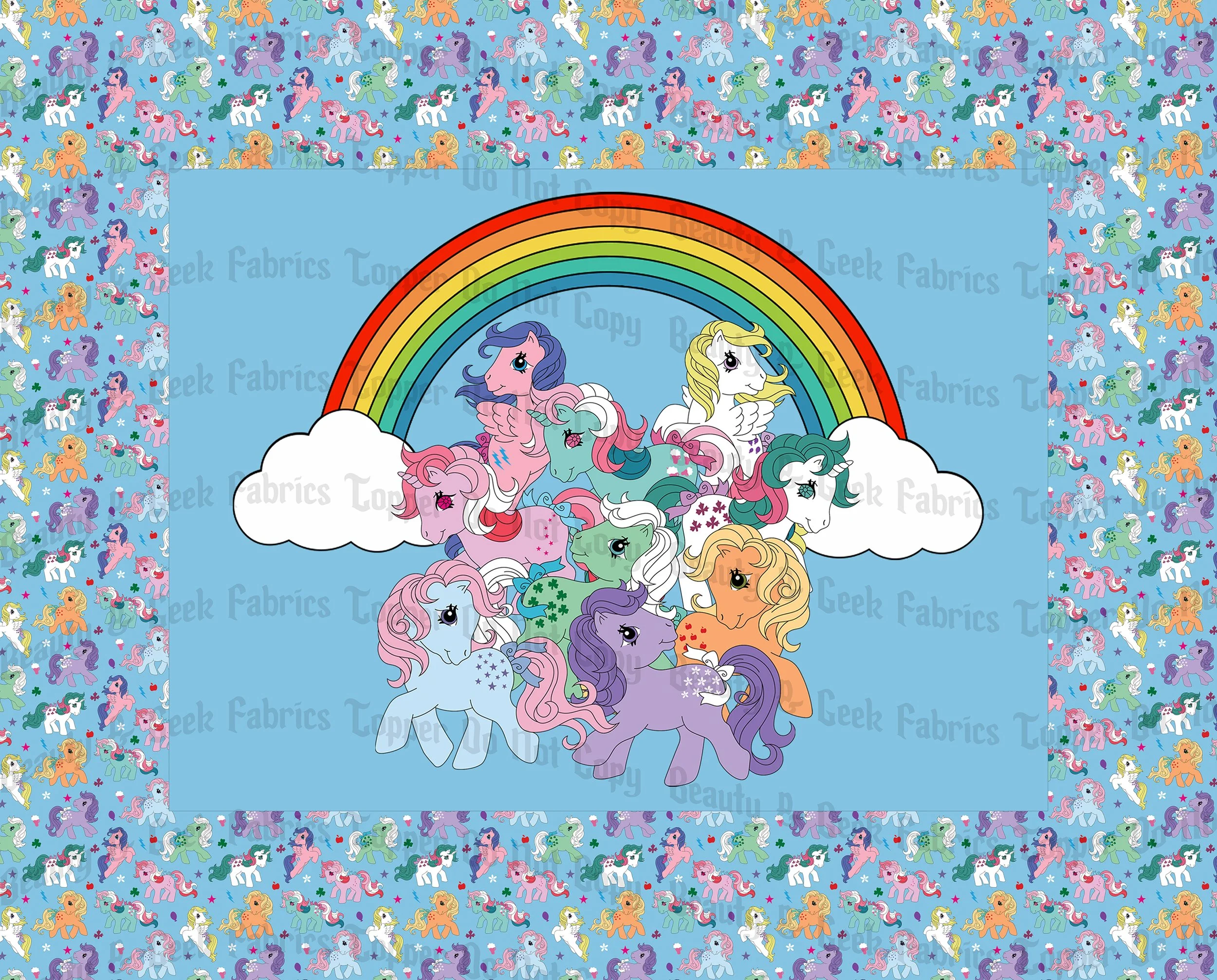 80's Ponies Topper Past Print Preorder