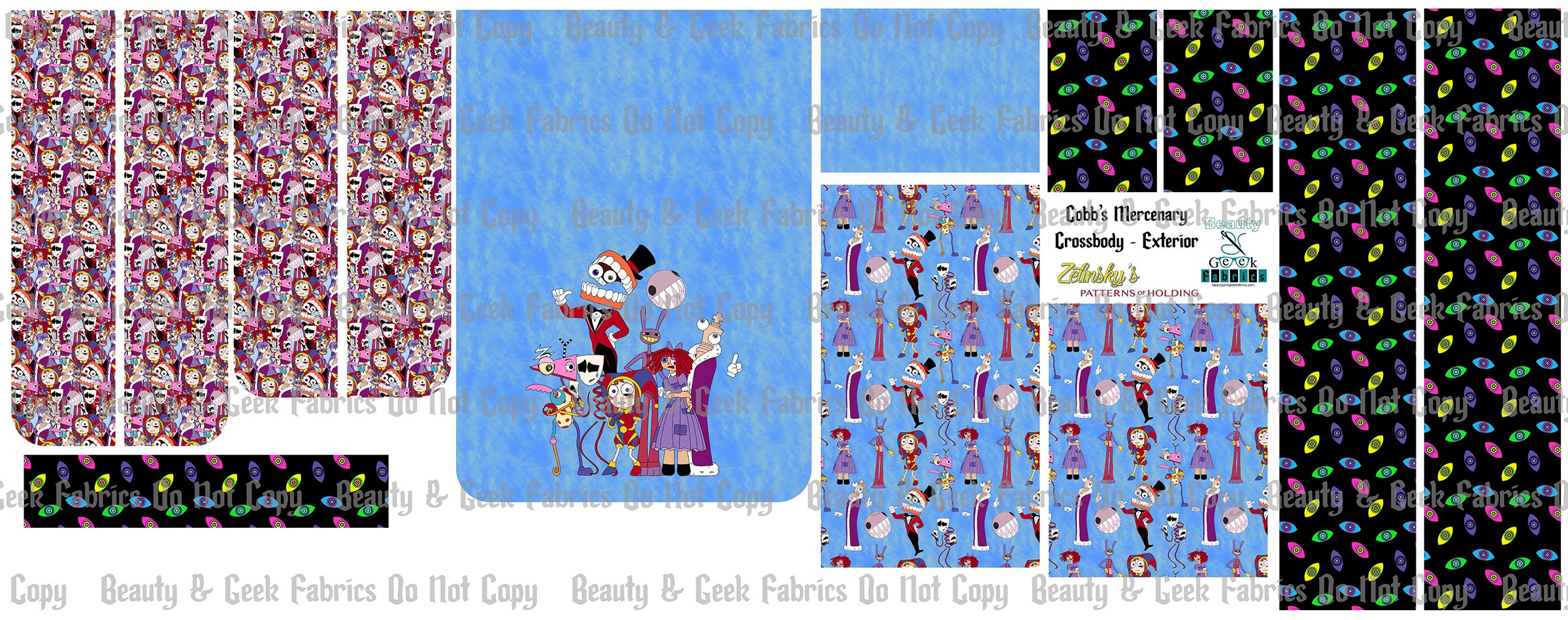 Digital Circus Cobb's Exterior Only - Cut N Sew - Preorder
