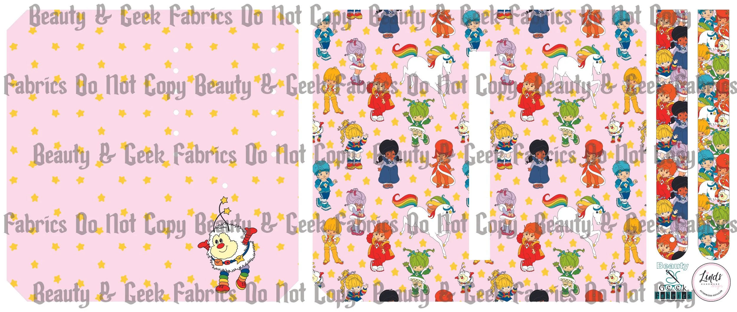 Rainbow Girl Purse Pal (4 options) - Cut N Sew - Past Print Preorder