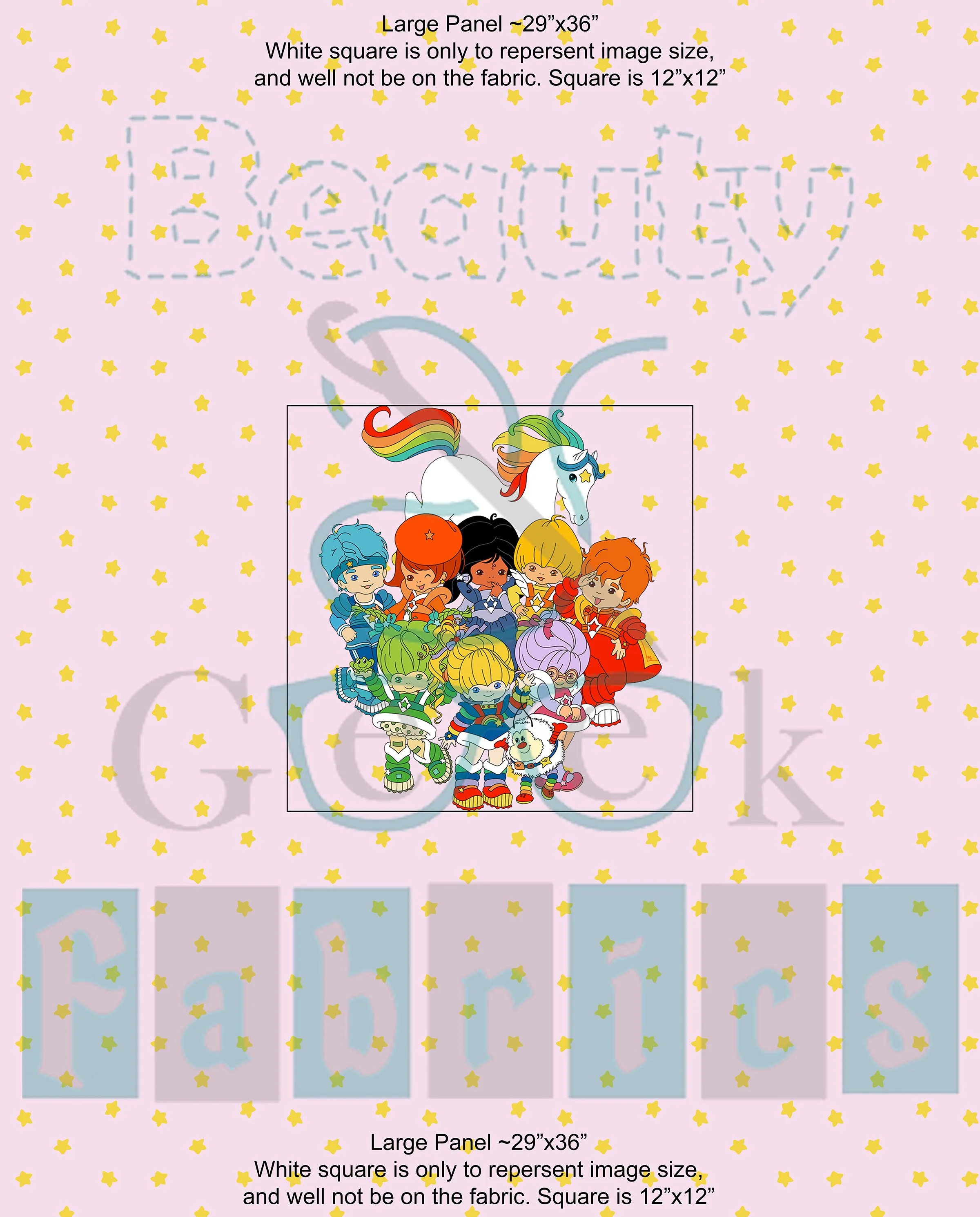 Rainbow Girl (2 options) Panel Past Print Preorder