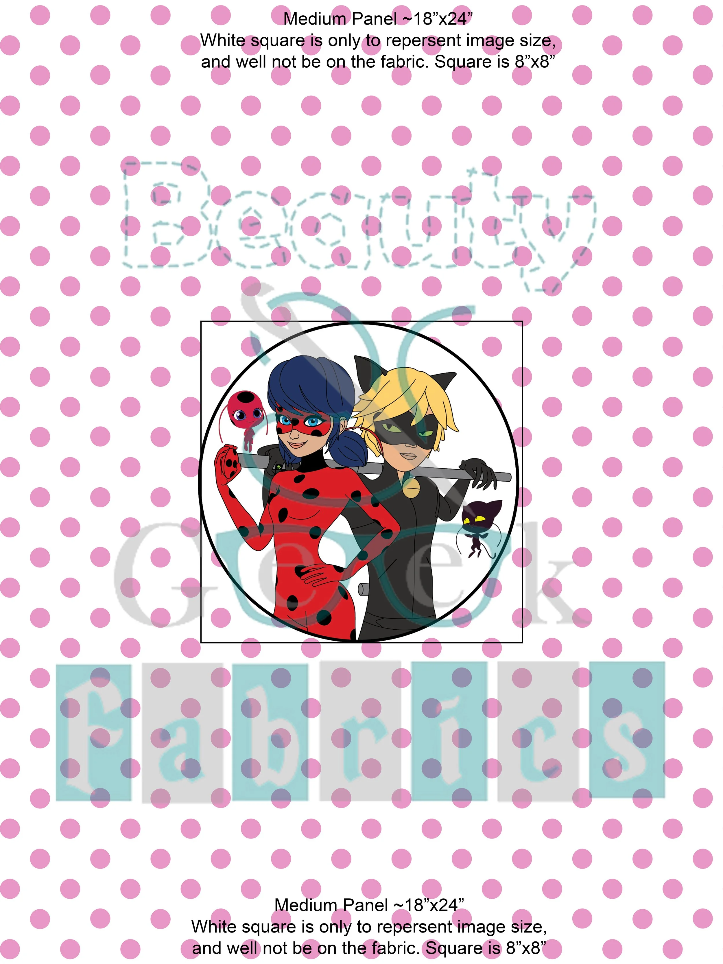 Ladybug Panels (2 options) Past Print Preorder