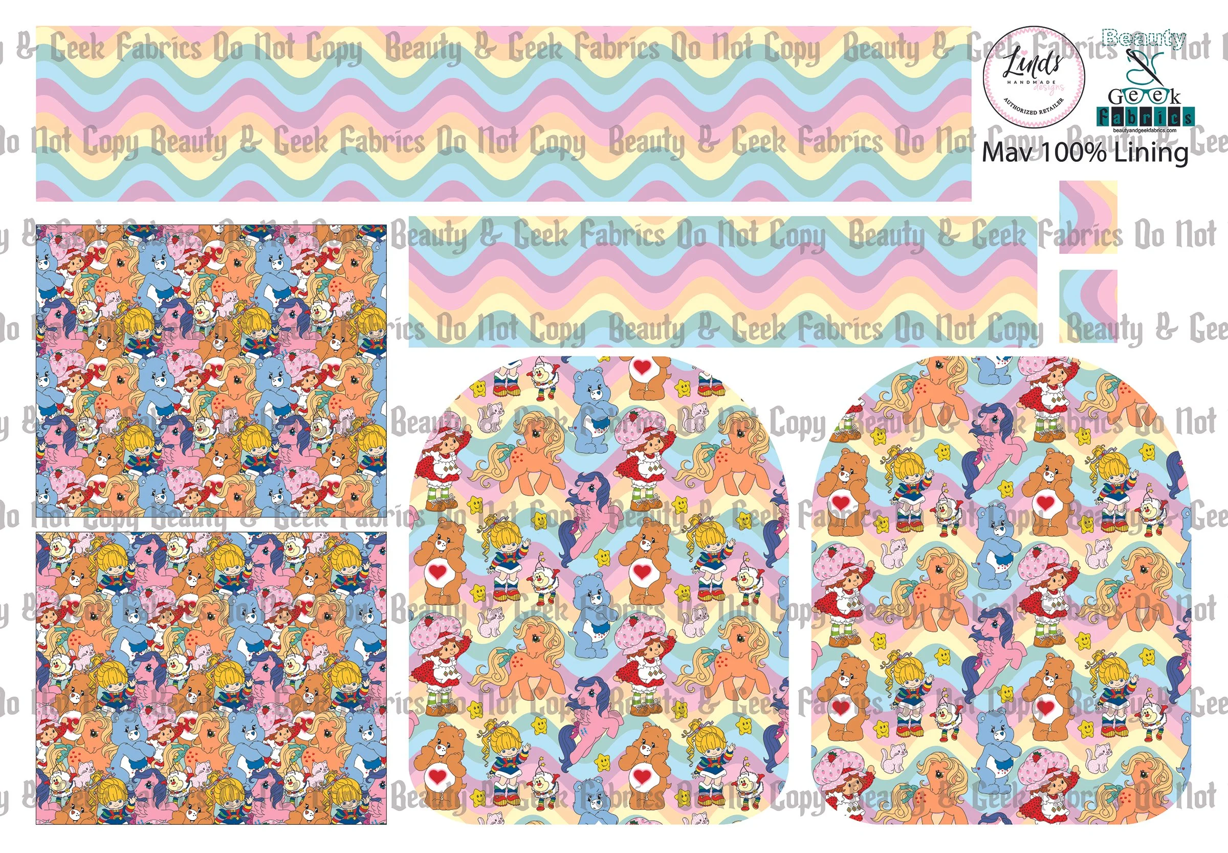 80's Mav Pack Lining Only - Cut N Sew - Past Print Preorder