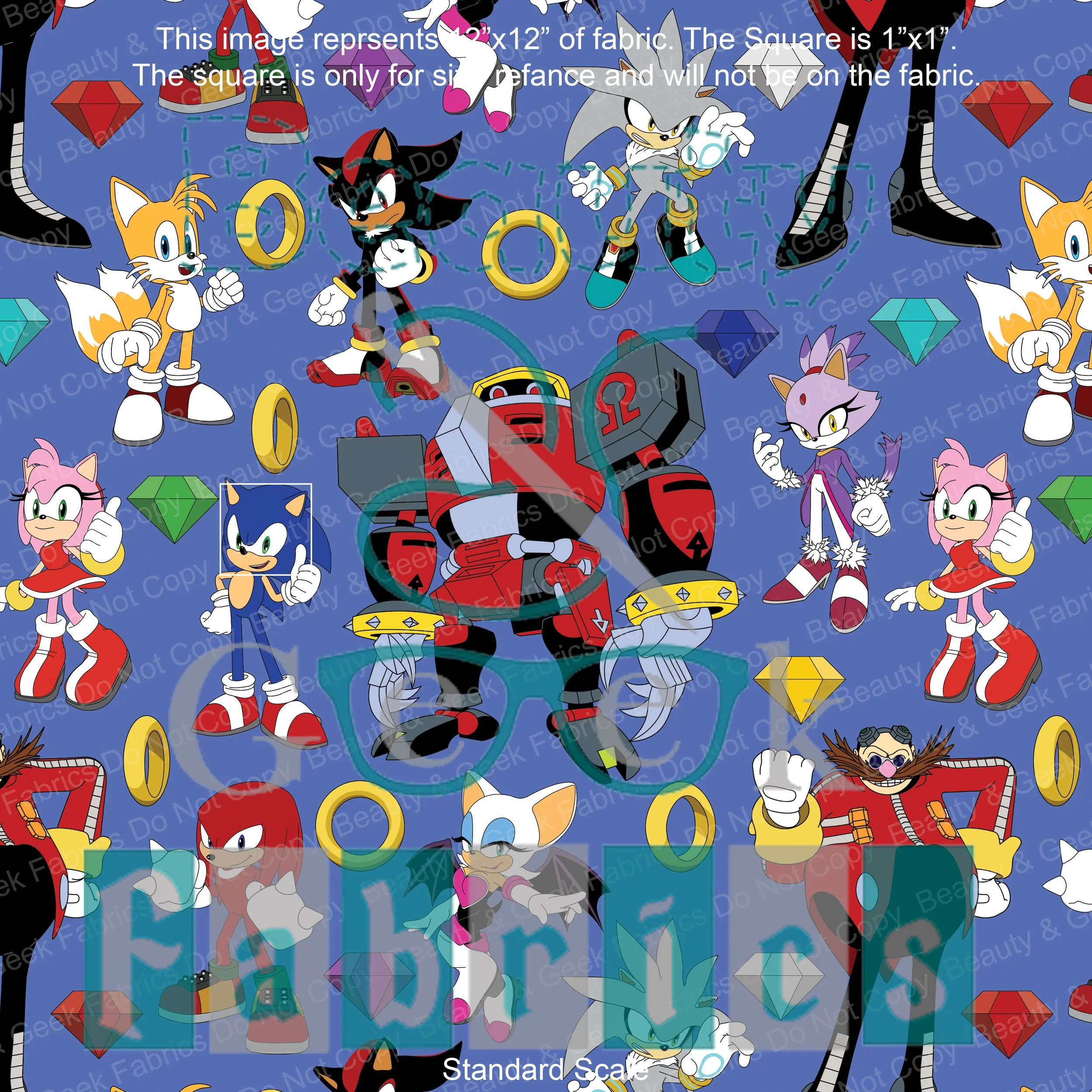 Blue Hedgehog Main Past Print Preorder