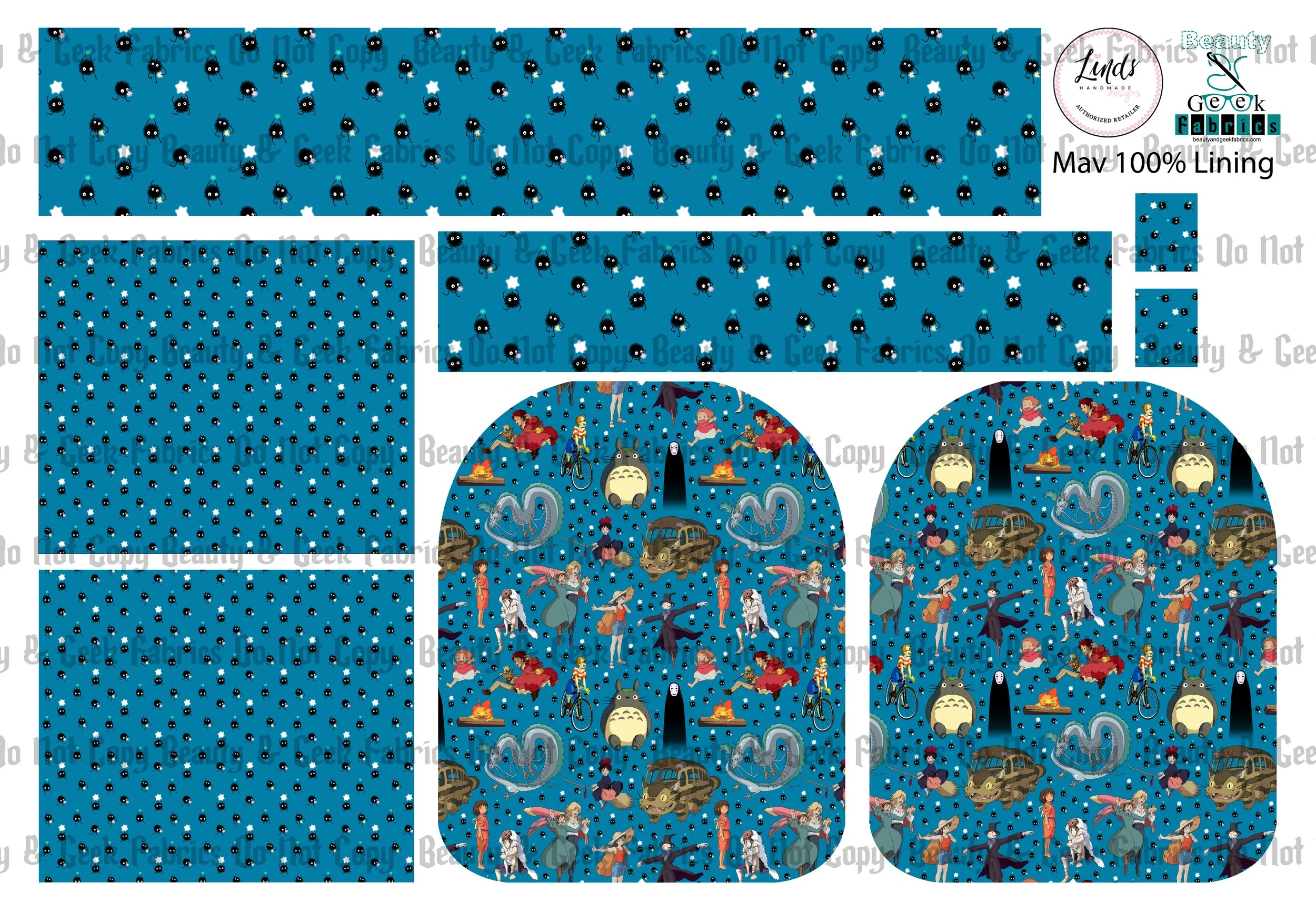 Studio G Mav Pack Lining Only - Cut N Sew - Past Print Preorder