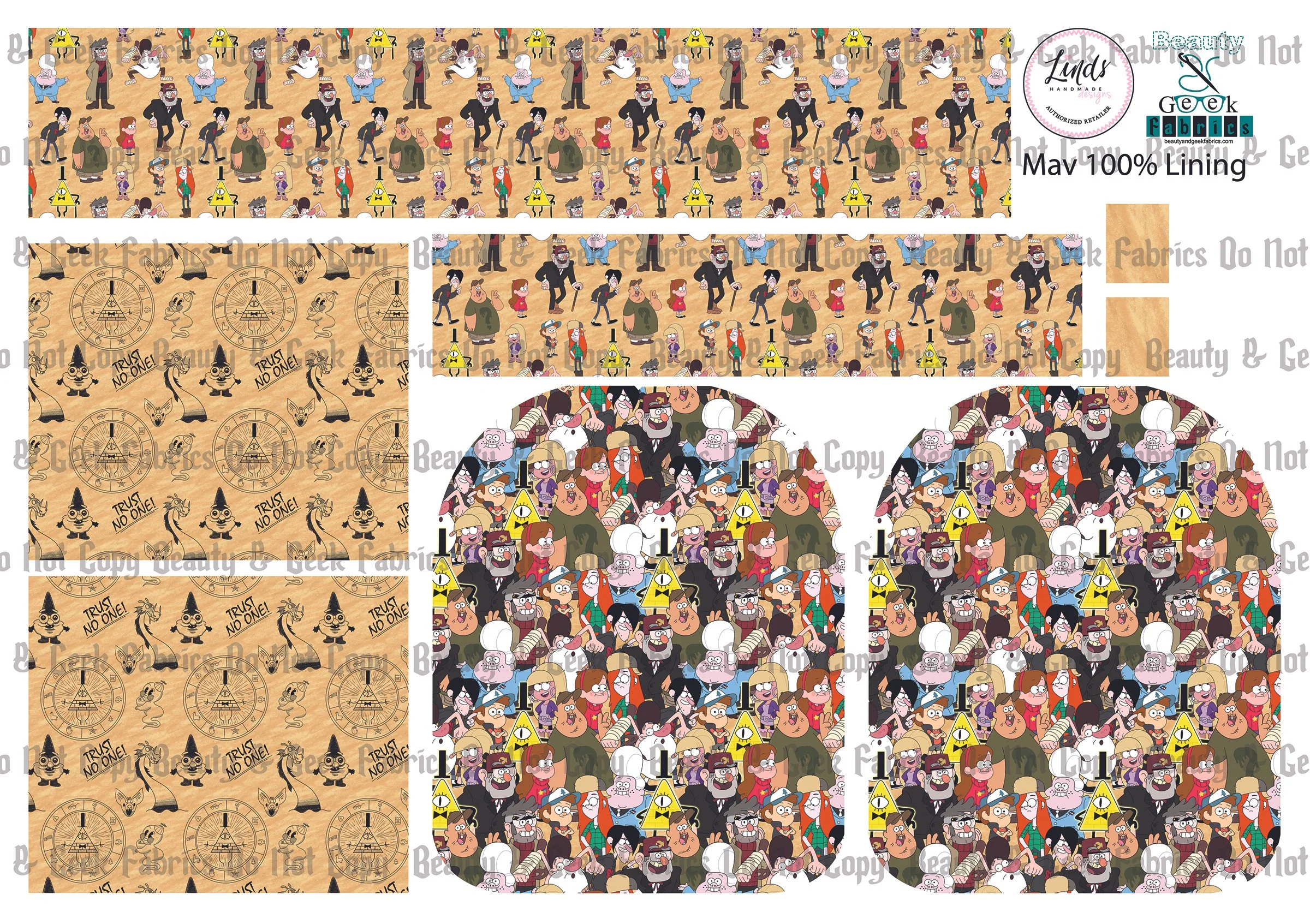 GF Mav Pack Lining Only - Cut N Sew - Past Print Preorder