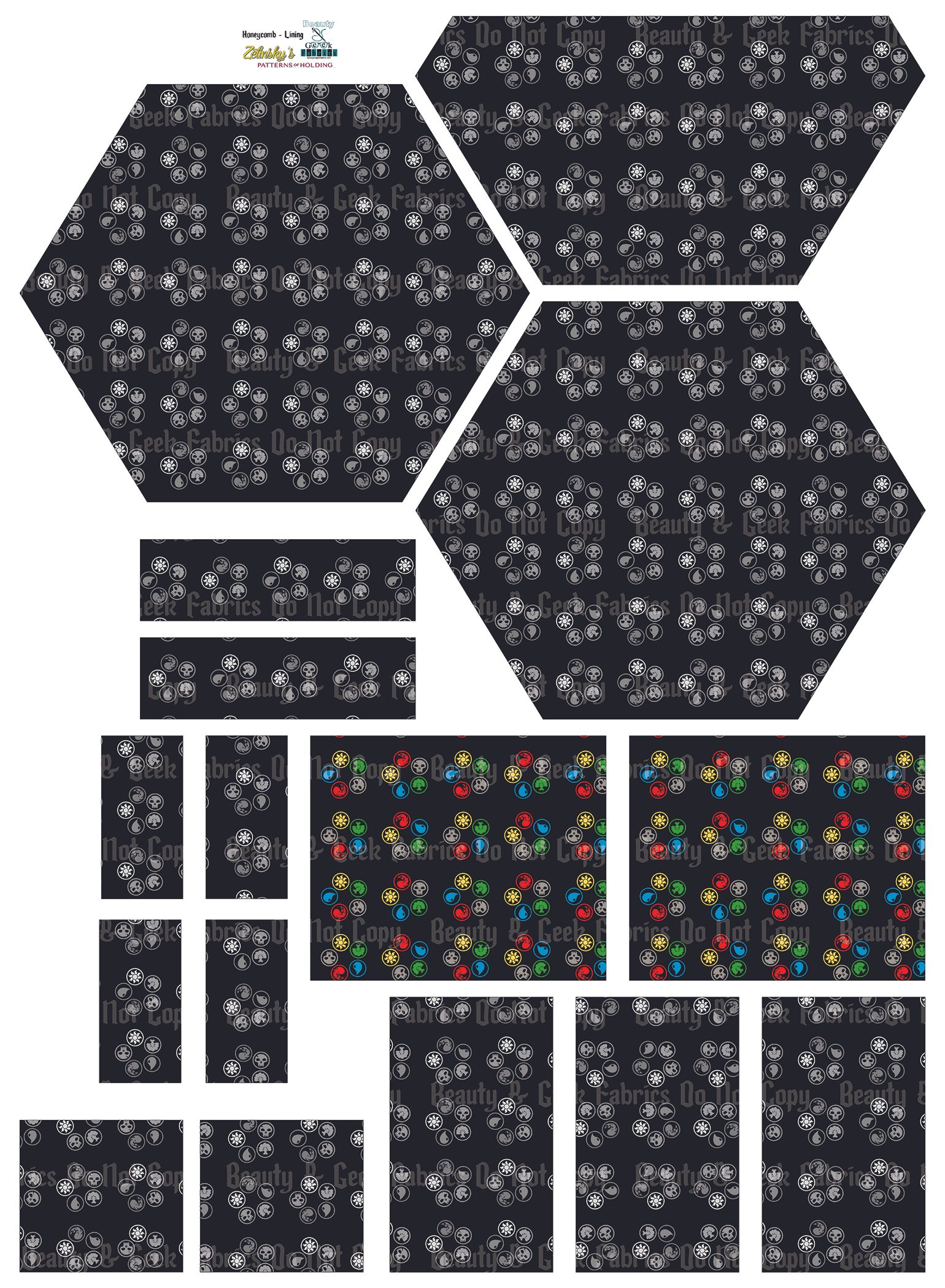 Elements Honeycomb Lining Only - Cut N Sew - Past Print Preorder