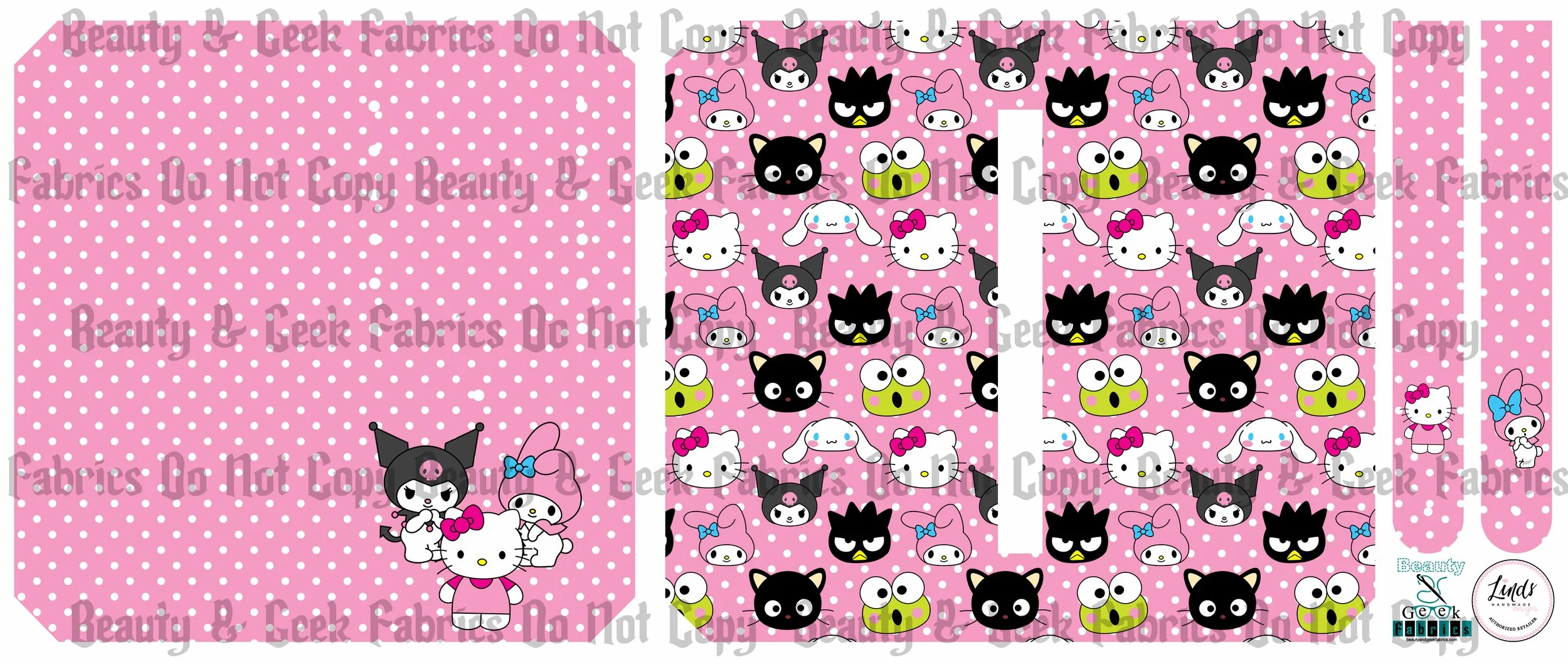 HK Purse Pal (10 options) - Cut N Sew - Past Print Preorder