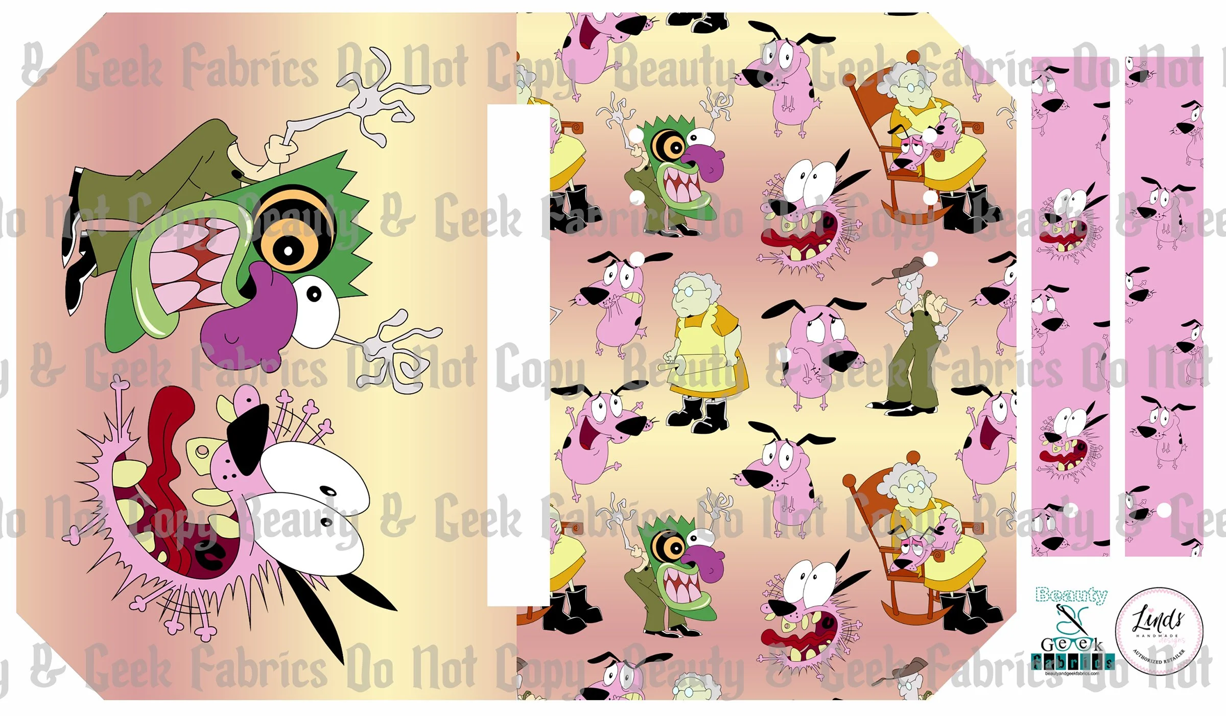 Scaredy Dog Pocket Pal - Cut N Sew - Preorder