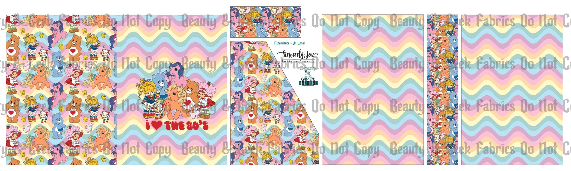 80's Moondance (2 options) - Cut N Sew - Past Print Preorder