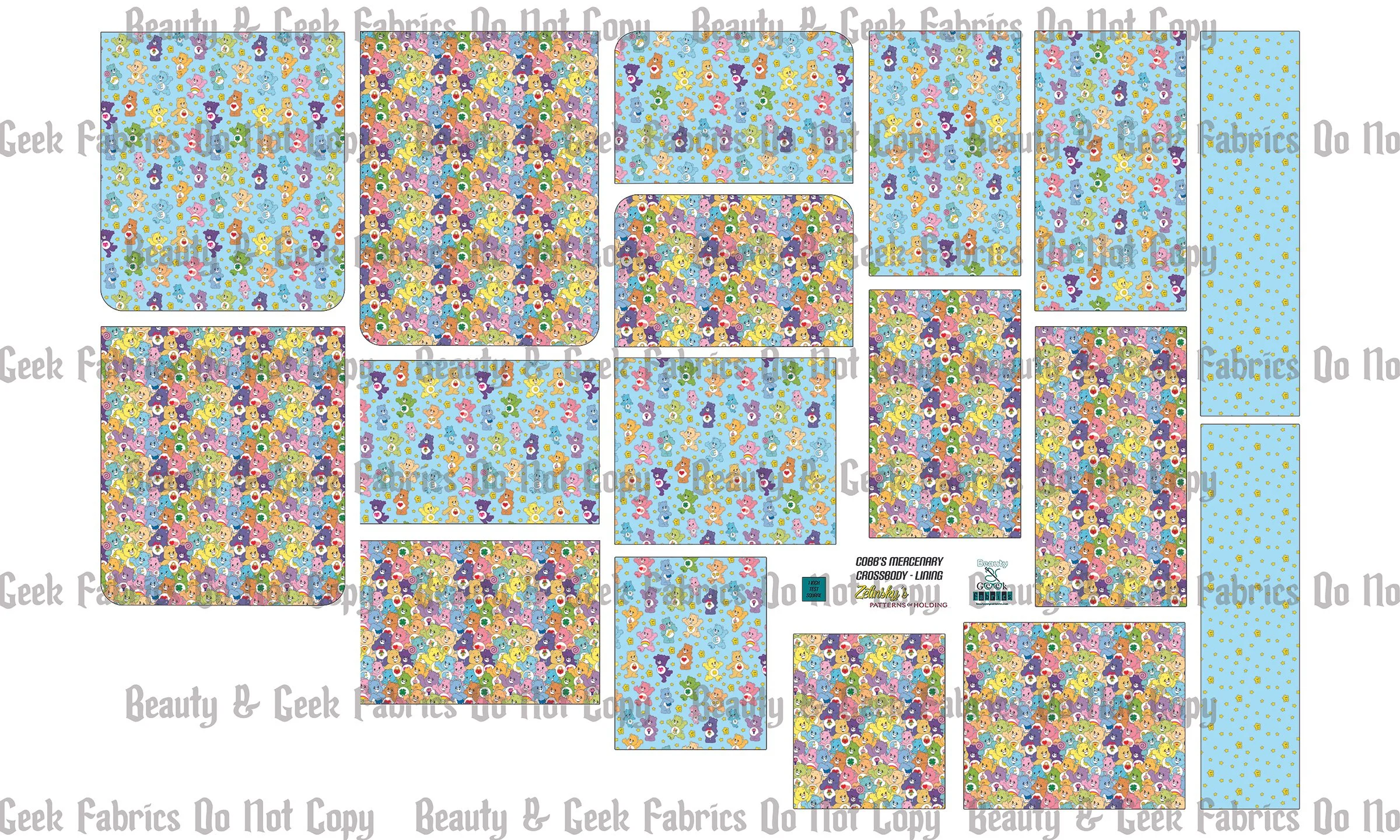 80's Bears Cobb's Lining Only - Cut N Sew - Past Print Preorder