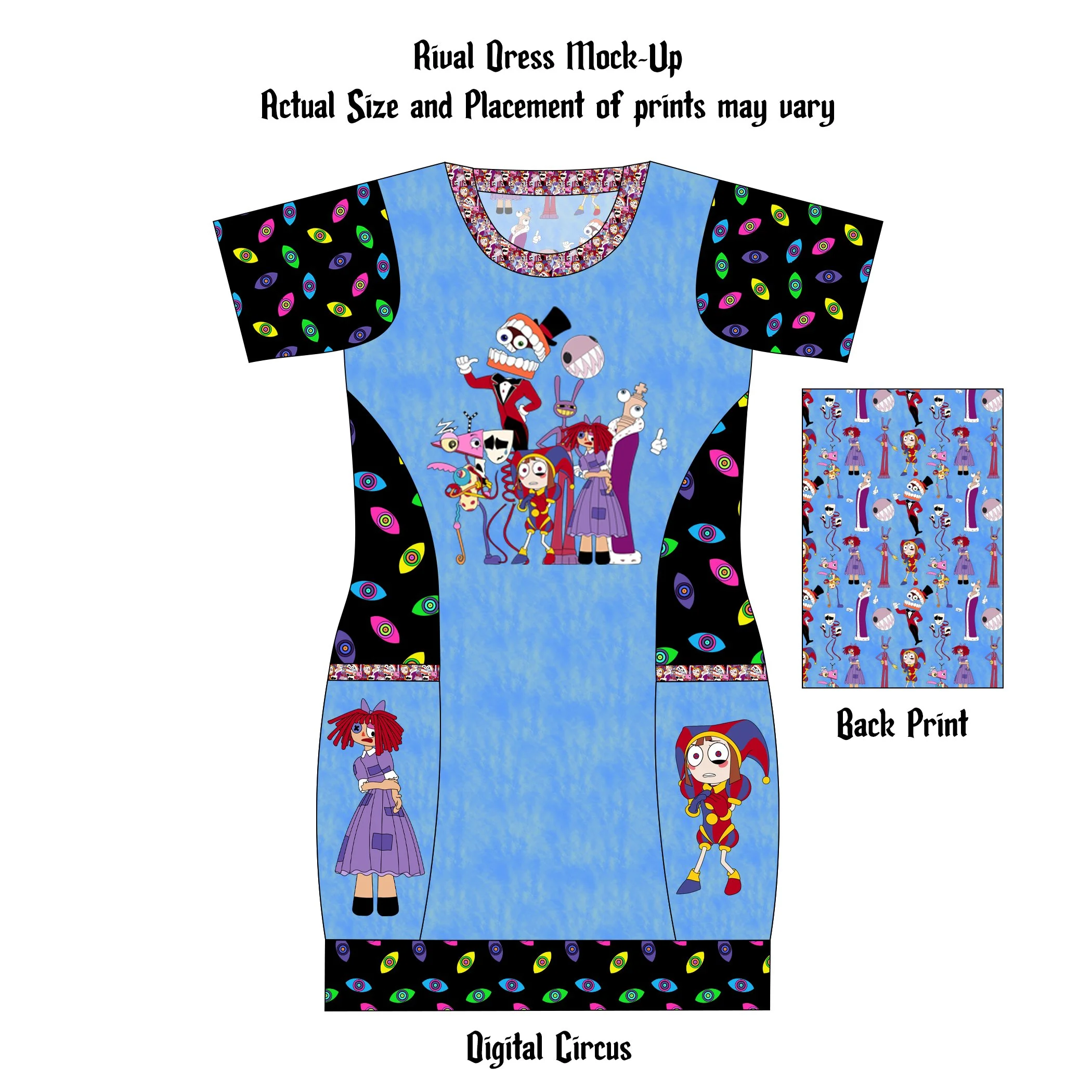 Made to Order Rival Dress - Digital Circus