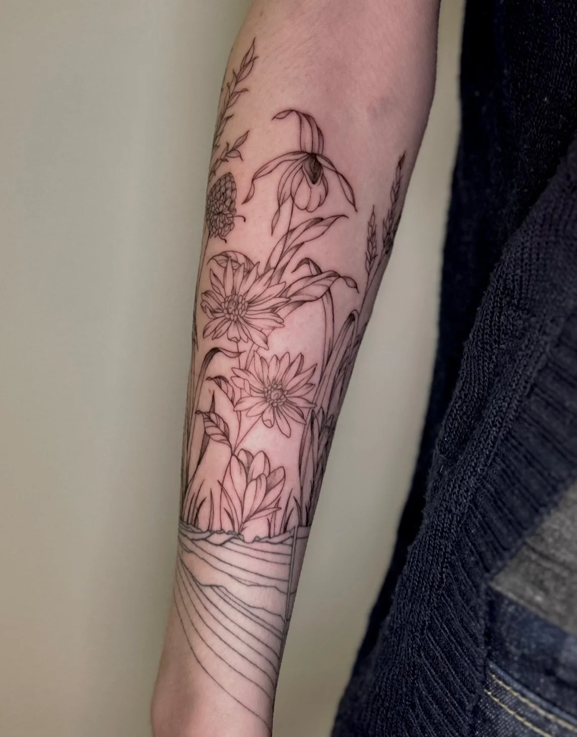 a prairie garden. 

big blue stems, wild roses, prairie crocuses, prairie covers, black eyed susans, new england asters, &amp; yellow lady slippers.

thanks so so much for the trust tess!