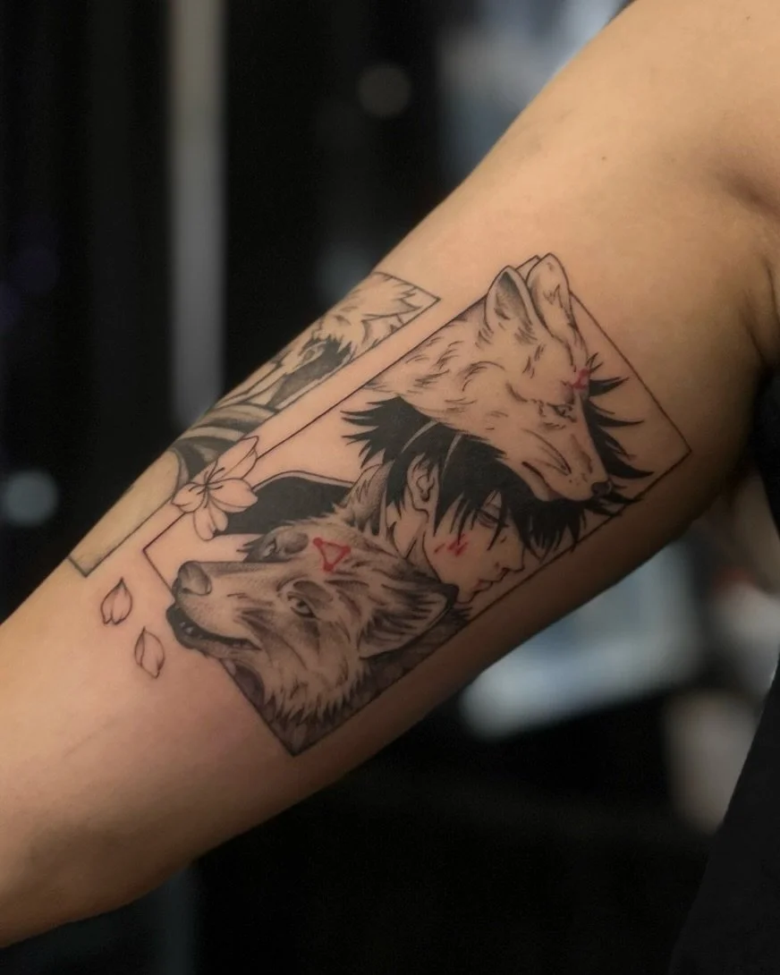 M E G U M I / D I V I N E  D O G S

+ some beautifully healed shots &amp; video! 
sukuna, gojo &amp; the cherry blossom branch.
(all ten months healed!)

thanks for the trust &amp; patience yet again ella.