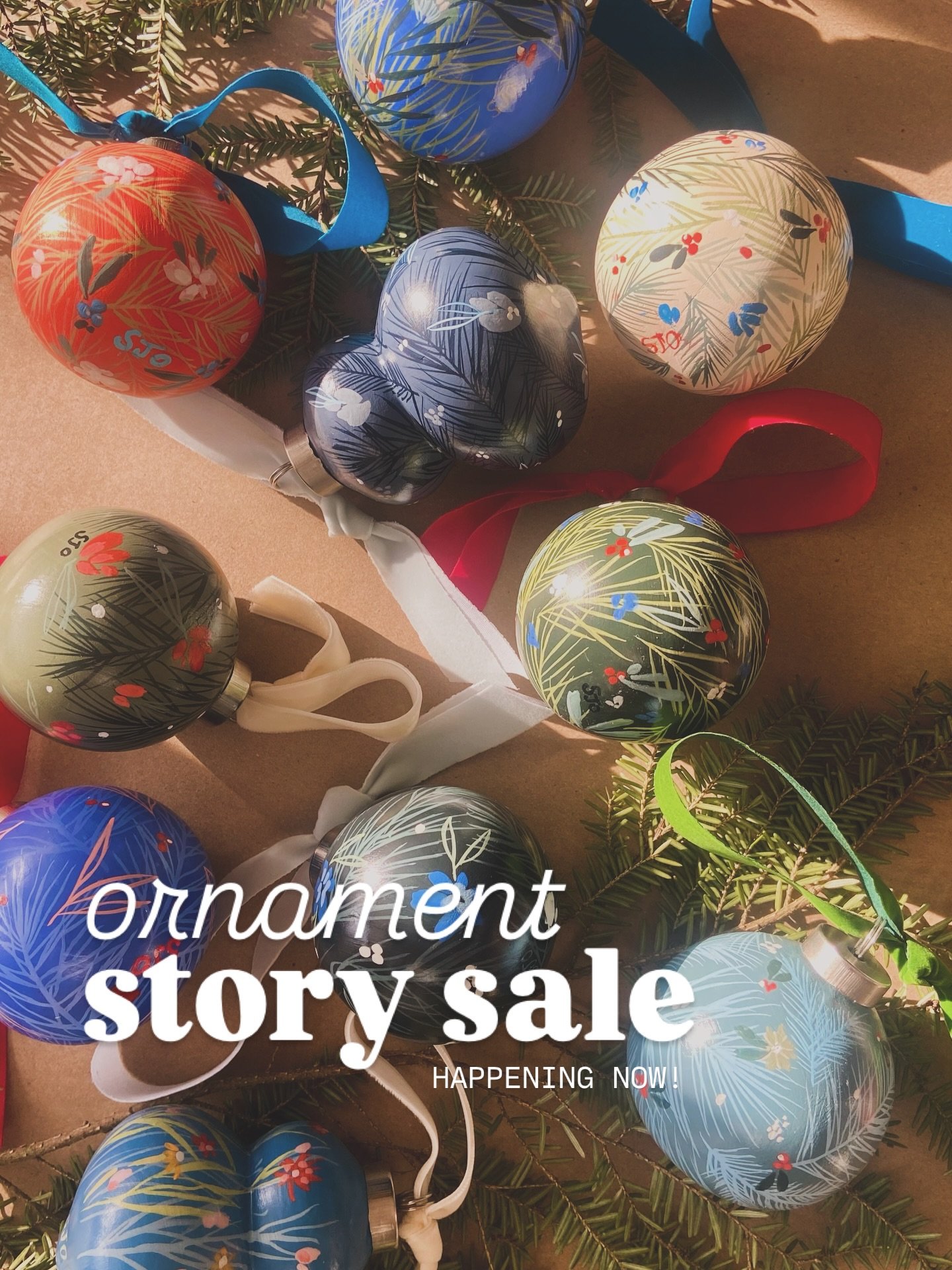 Head to my stories to claim your favorite ornament!