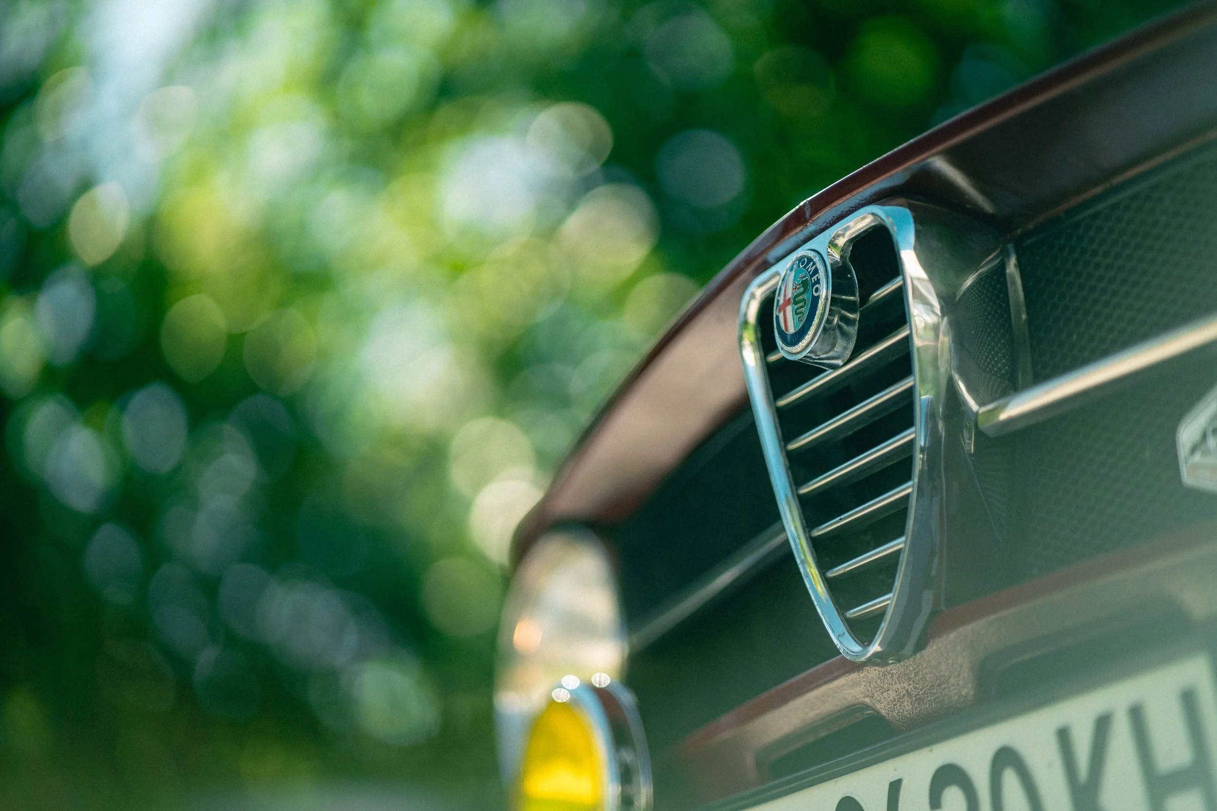 Vintage Alfa Romeo creative photography