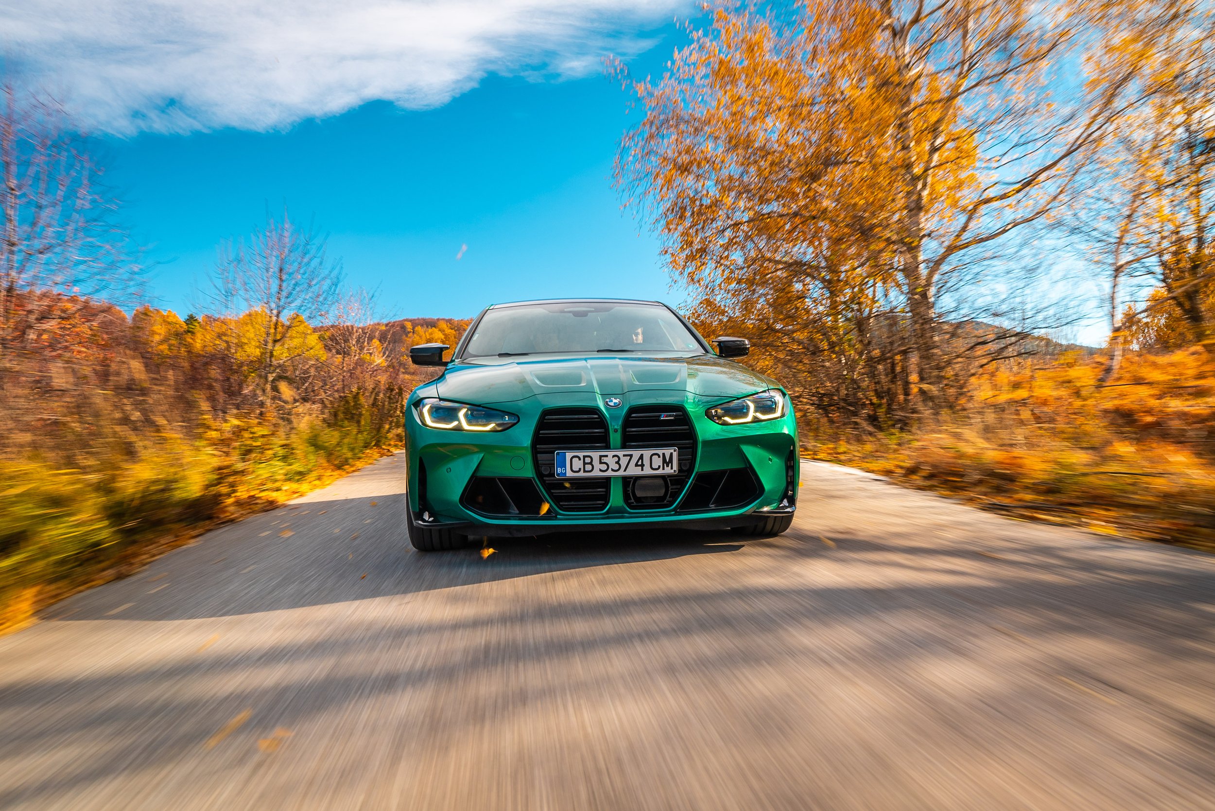 BMW M4 autumn photography