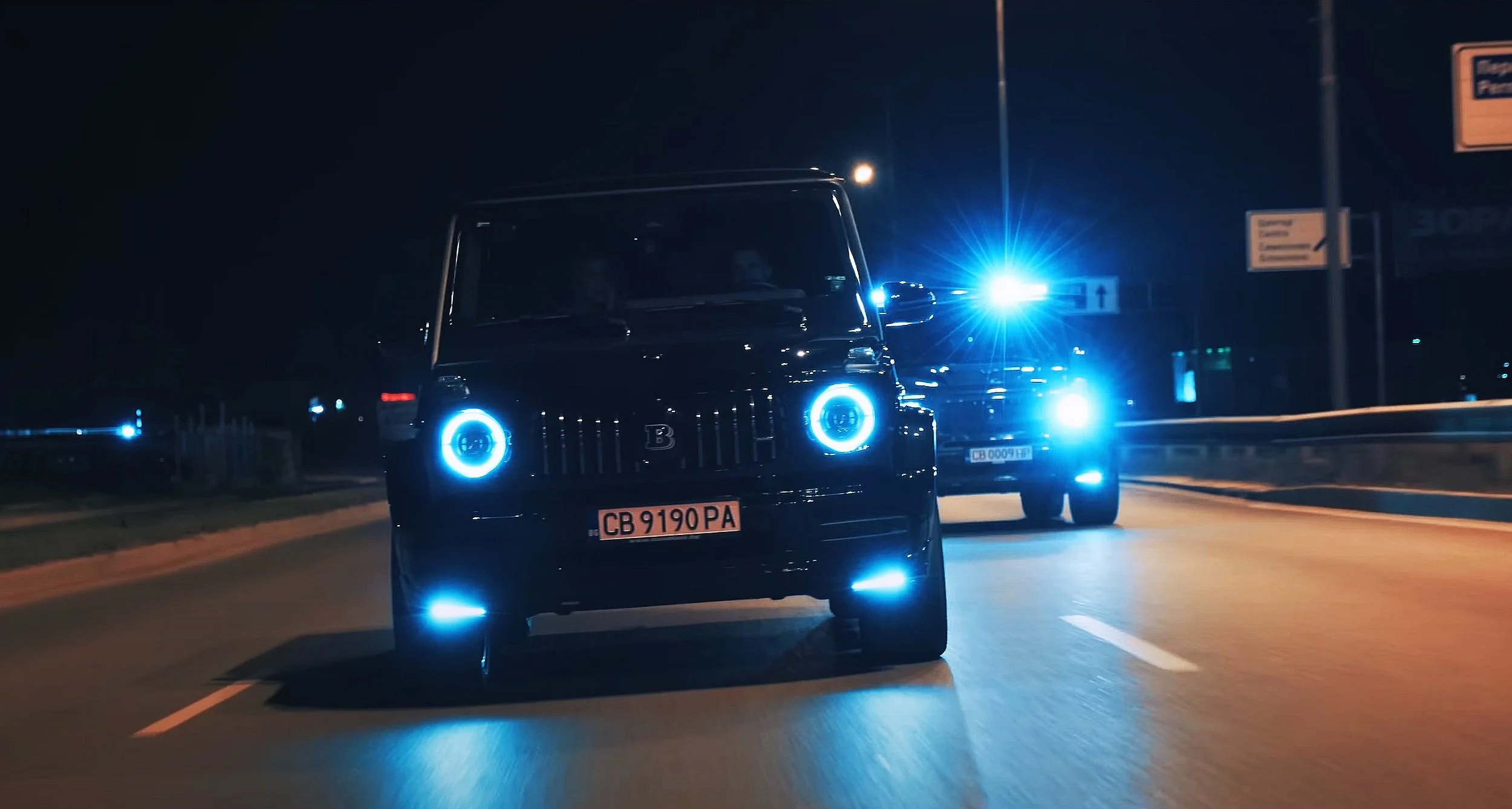 Brabus G-class videography in motion