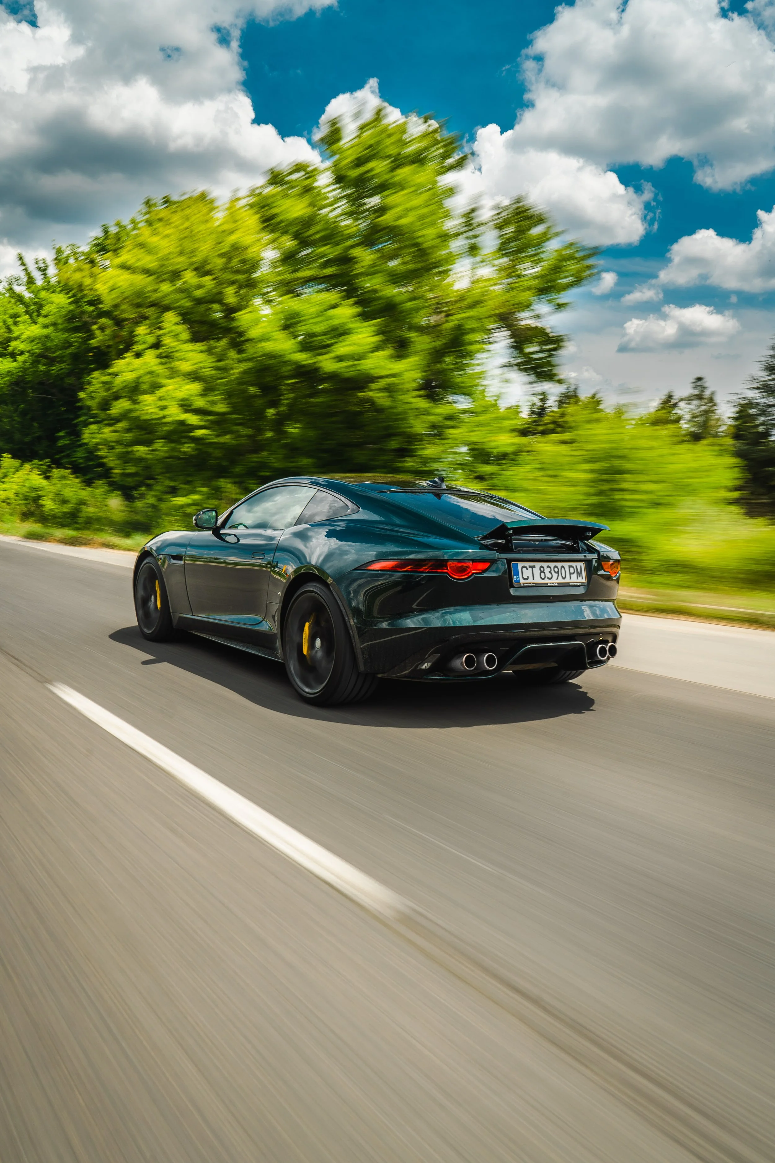Jaguar F Type sports car photography