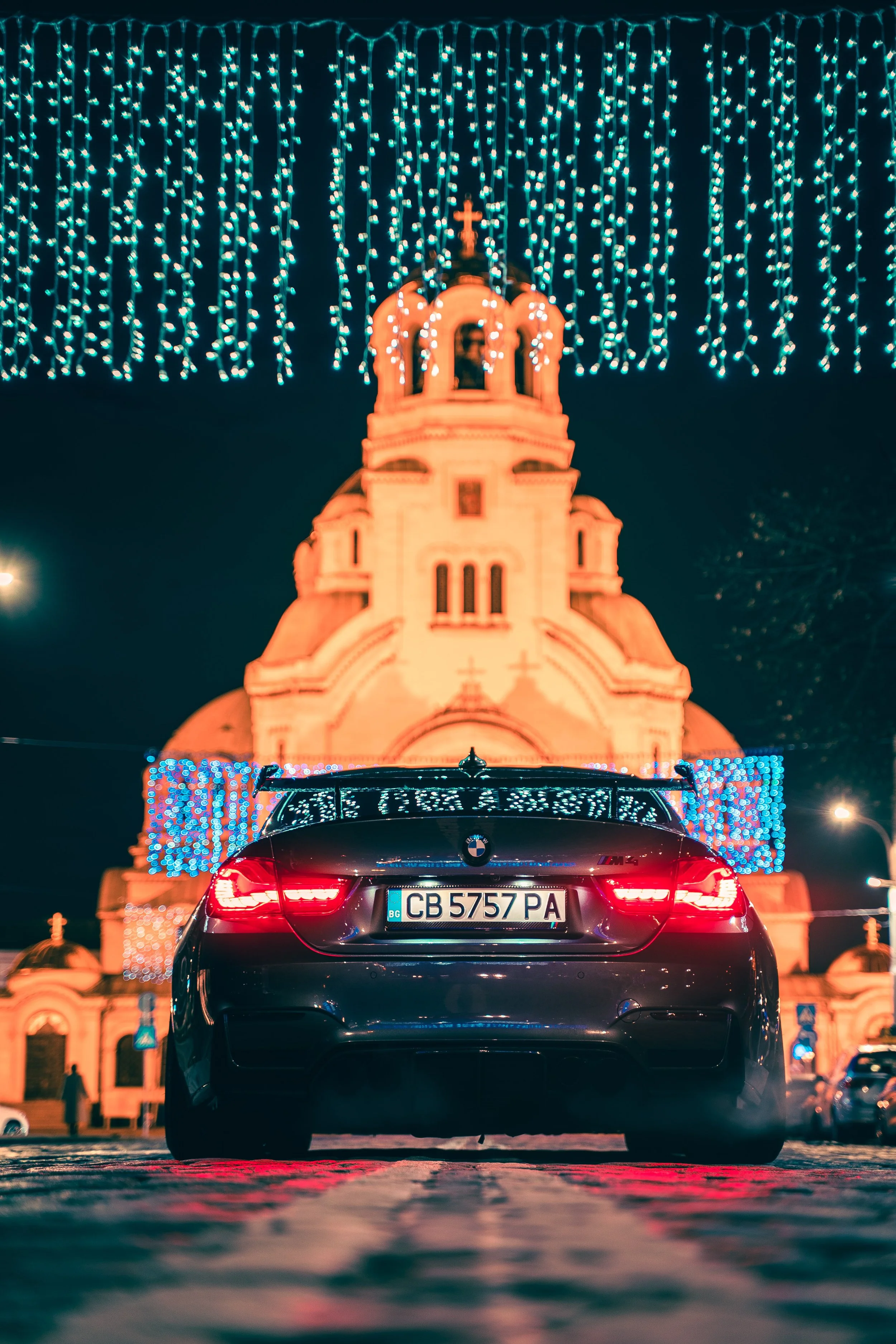 BMW M4 Alexander Nevsky Cathedral
