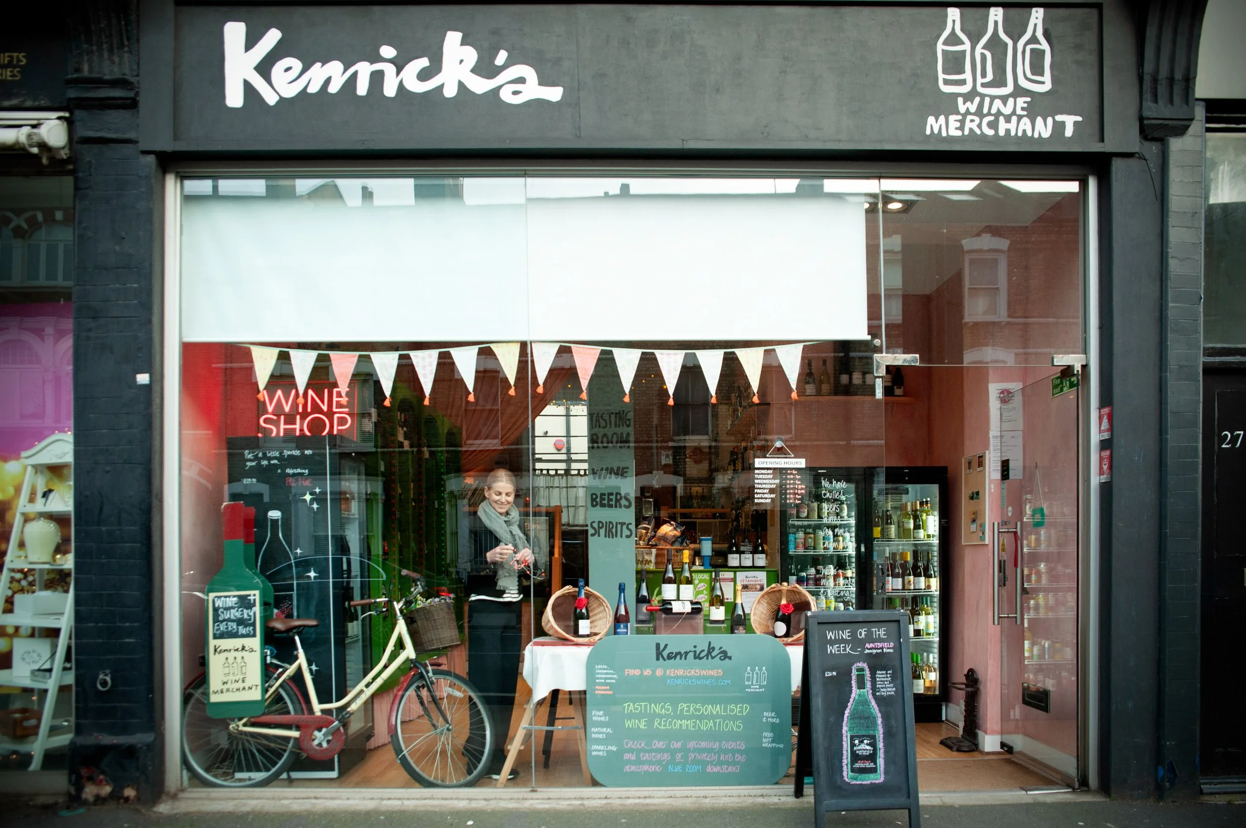 Kenrick's Wines, Independent Fulham and Sydenham Wine Shops, Wine