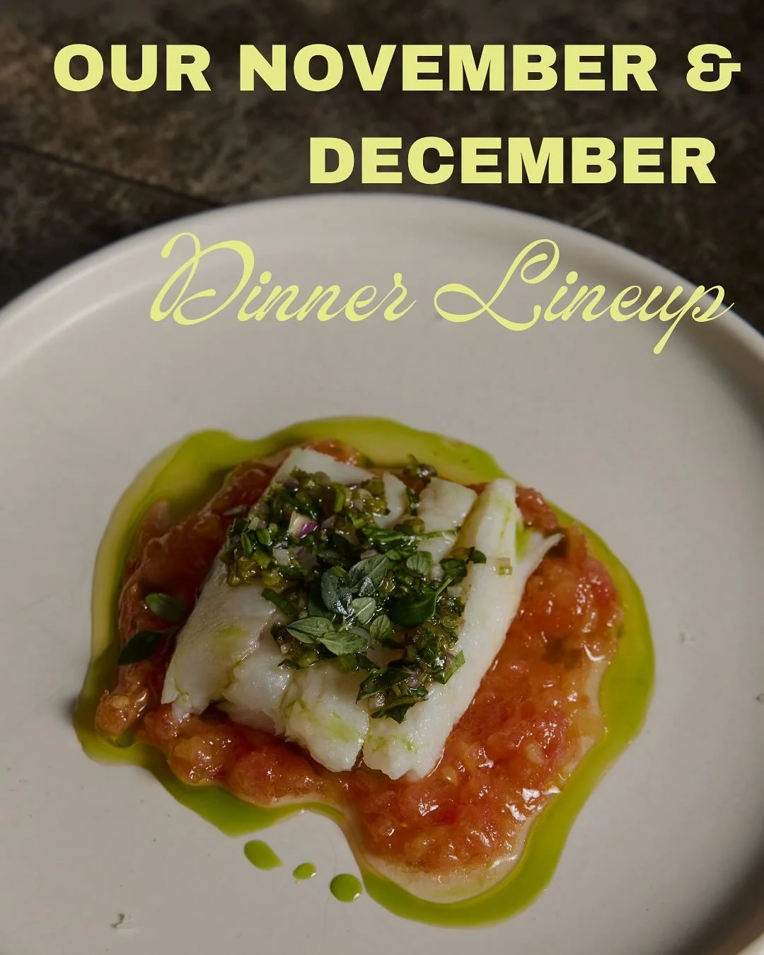 Swipe to see our entire November & December calendar ➡️ featuring chefs from Aska, Blue Hill at Stone Barns, The French Laundry, & many more ✨Link in bio to book!