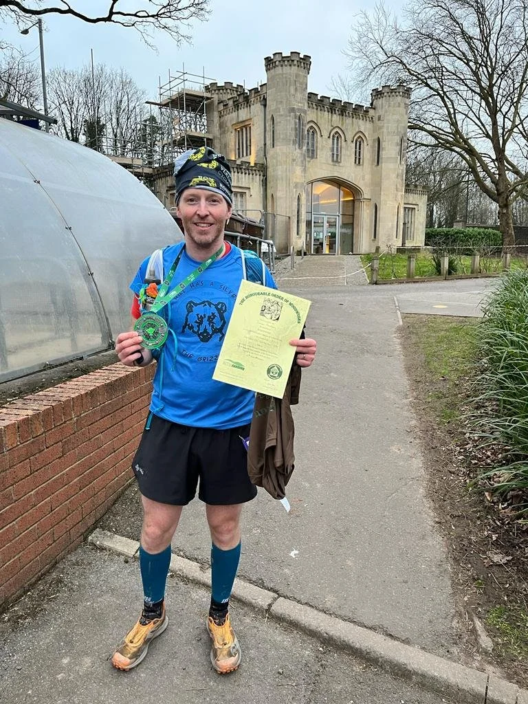 Duncan Courtney raised £470 running the Green Man Challenge.JPG