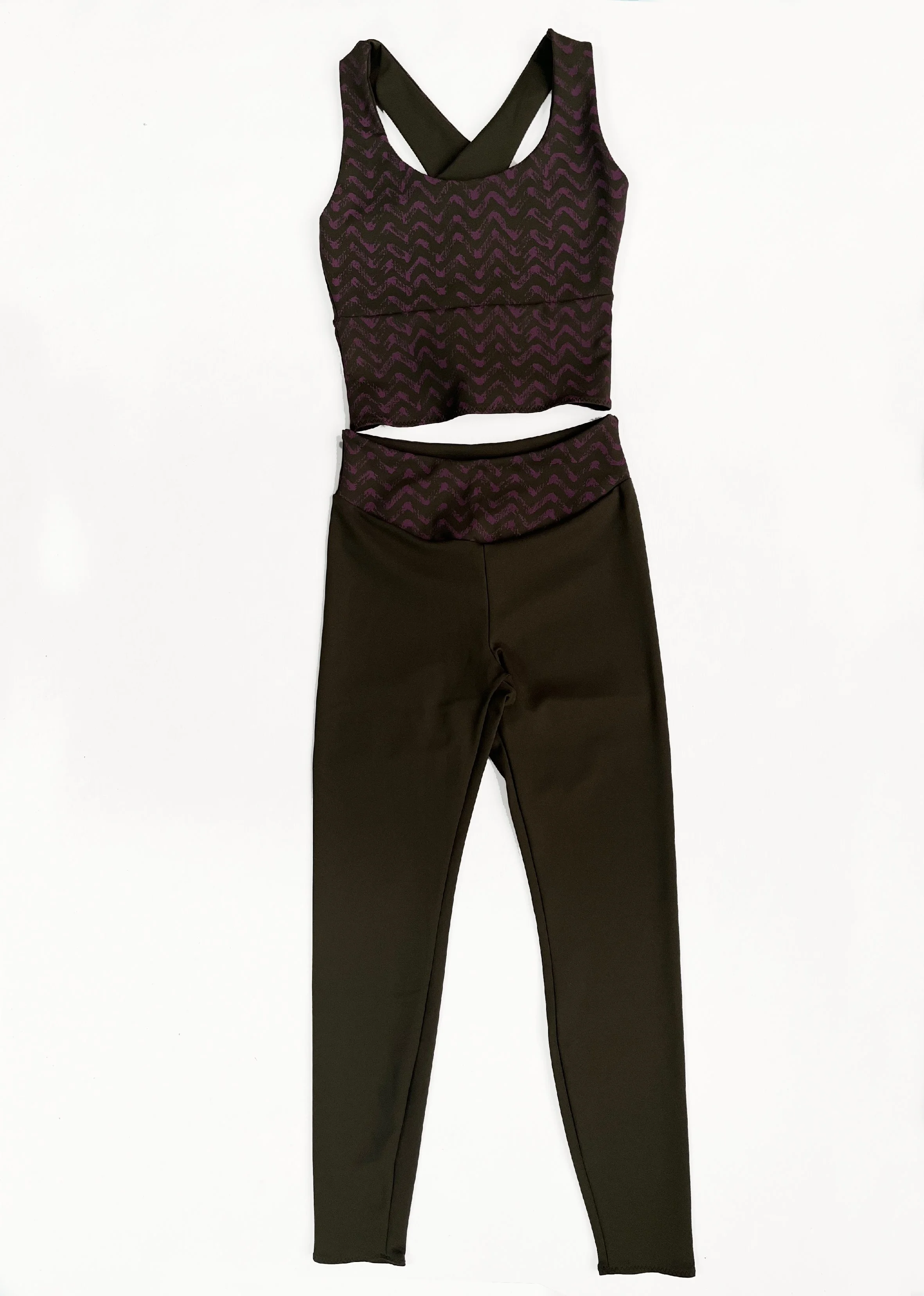 TWILL OLIVE YOGA SET