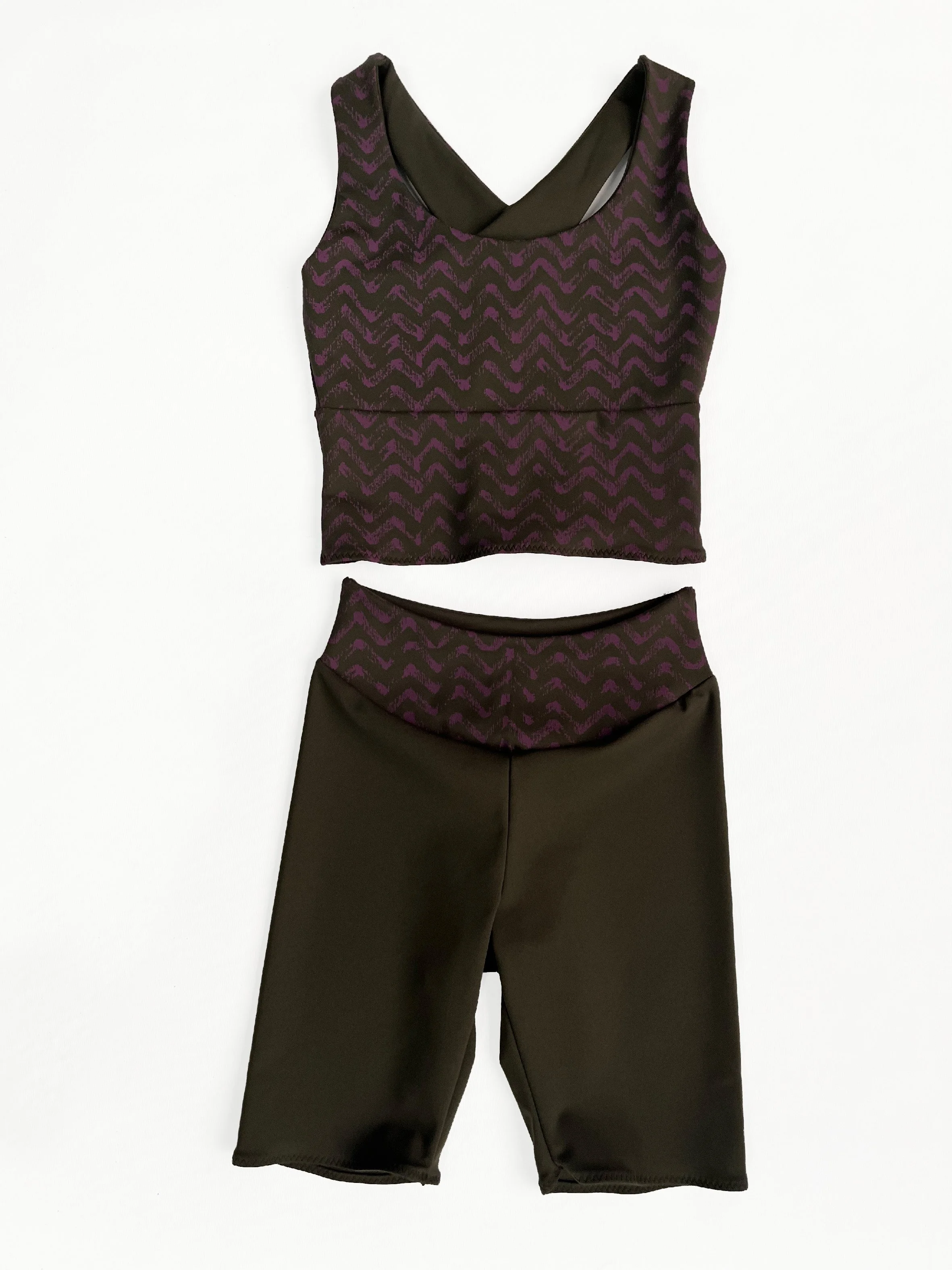 TWILL SHORT YOGA SET