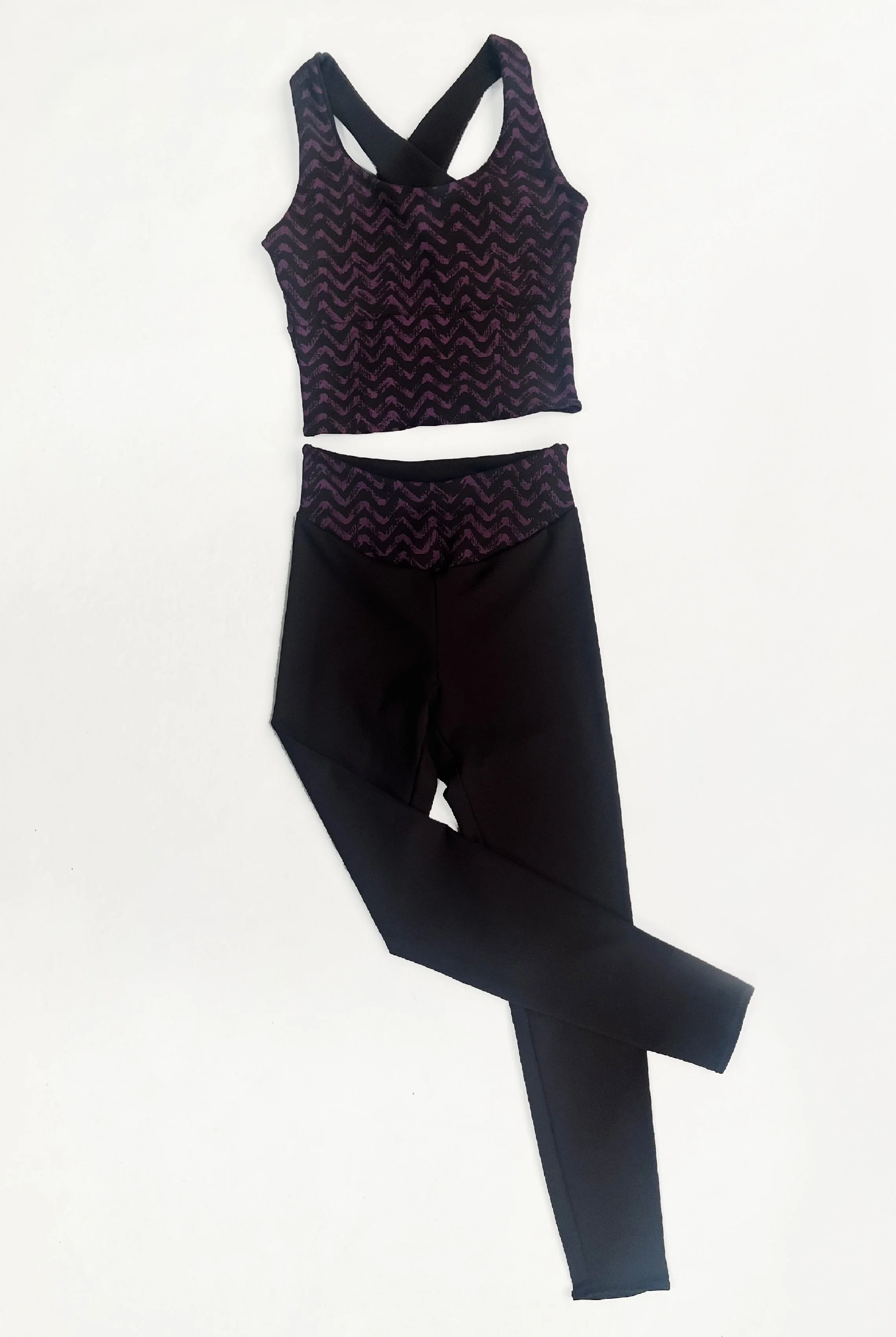TWILL BROWN YOGA SET