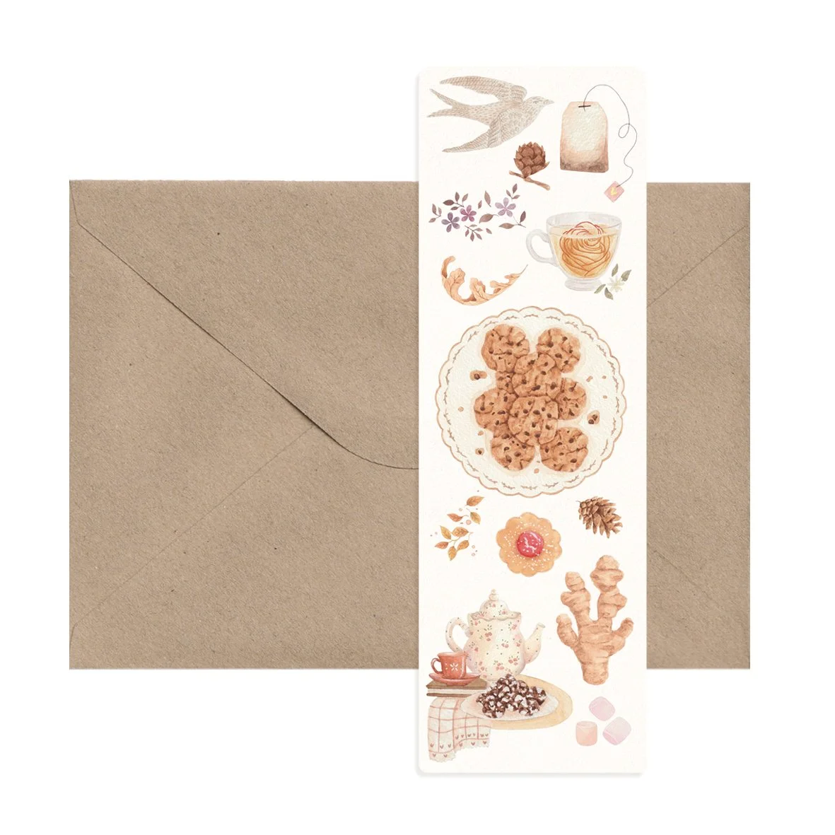 Marque-page | Cookie party | Illustration aquarelle