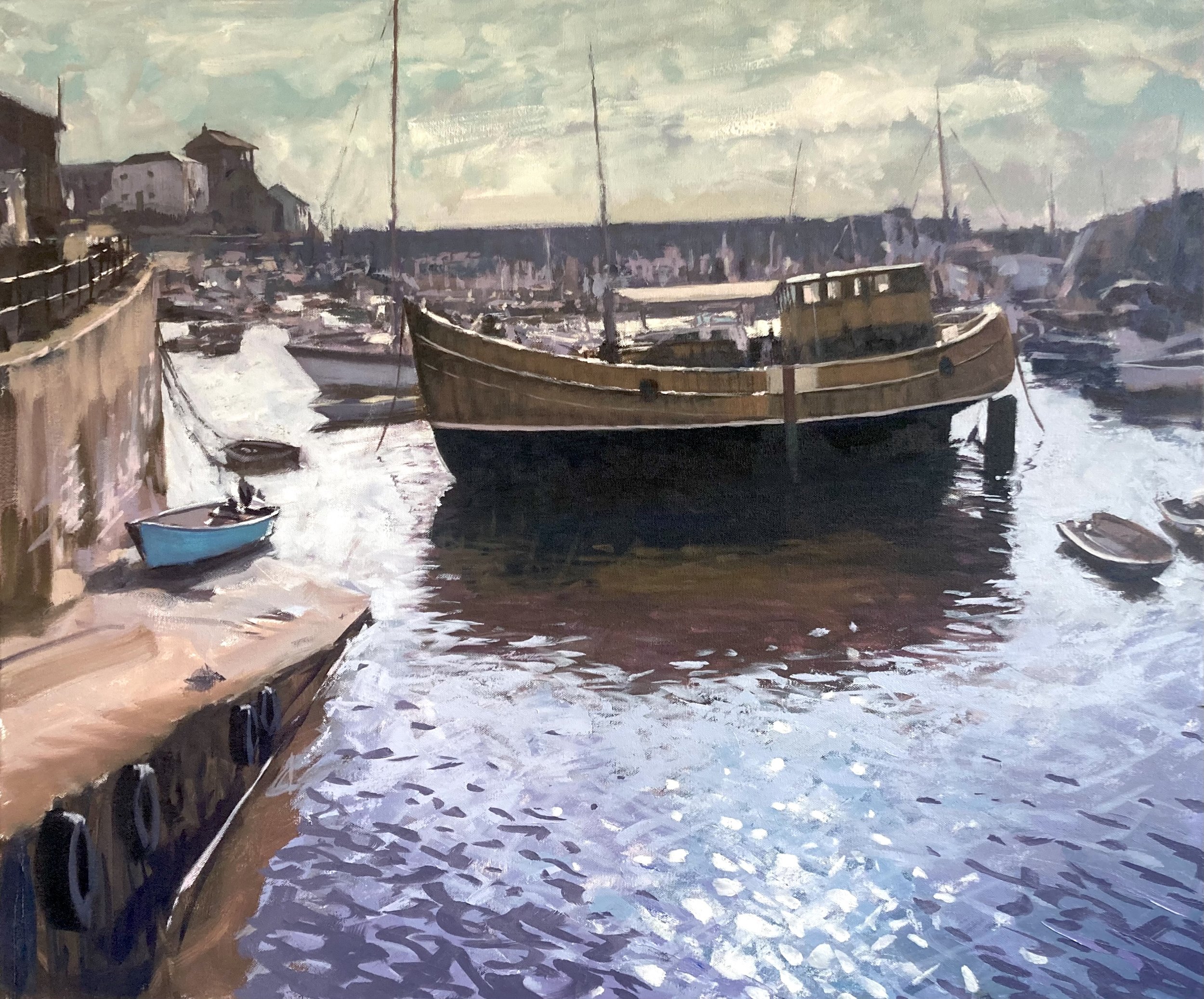'Winter Afternoon, Mevagissey'