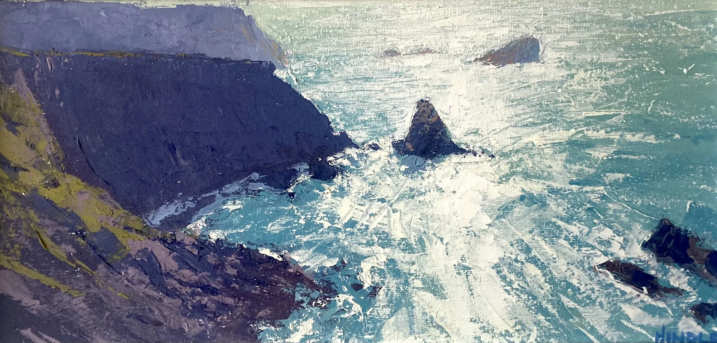 Light over Gull rock, near Portreath.jpeg