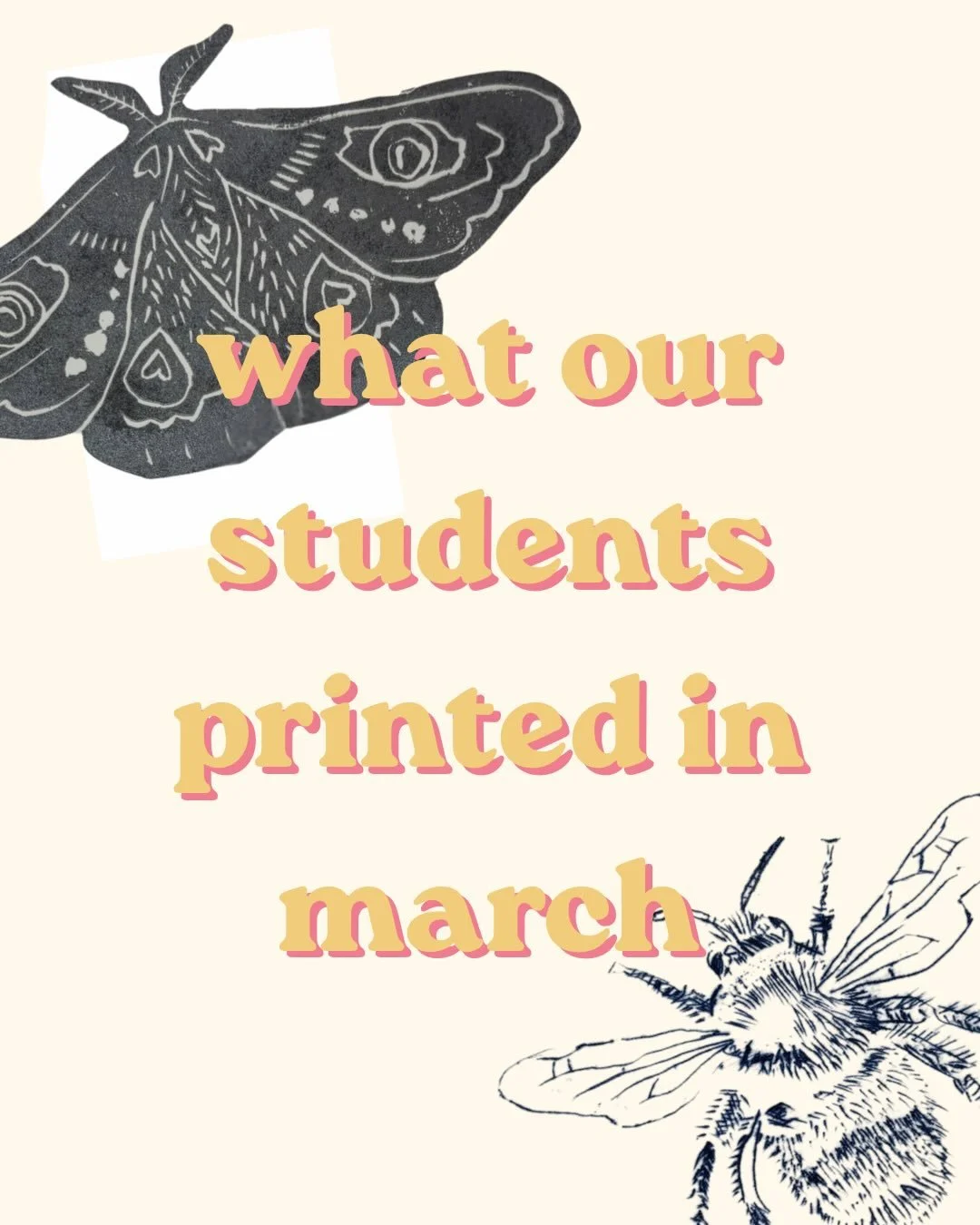 March was a busy one! Here&rsquo;s a little snippet of some our wonderful students&rsquo; work.

All of these prints were created on one of our one off workshops, exploring processes like lino printing and etching. Some have done printmaking before..