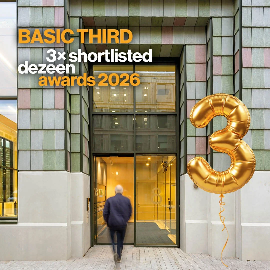 Basic Third: 3 times shortlisted Dezeen Awards 2026