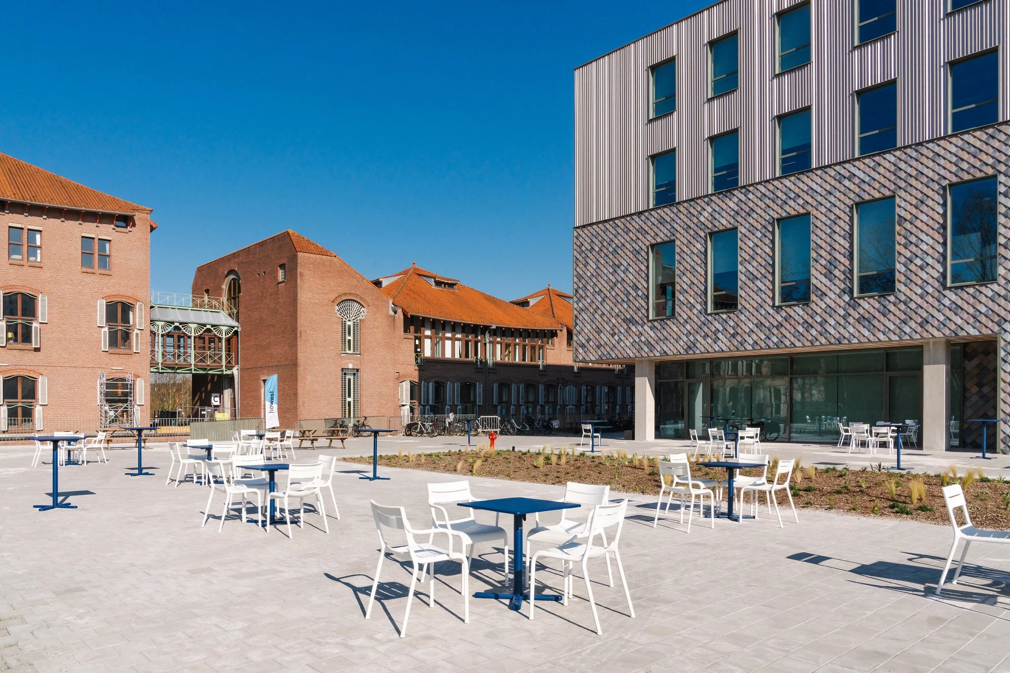 Sustainable Education Campus Howest Bruges with First One Facade tiles ...