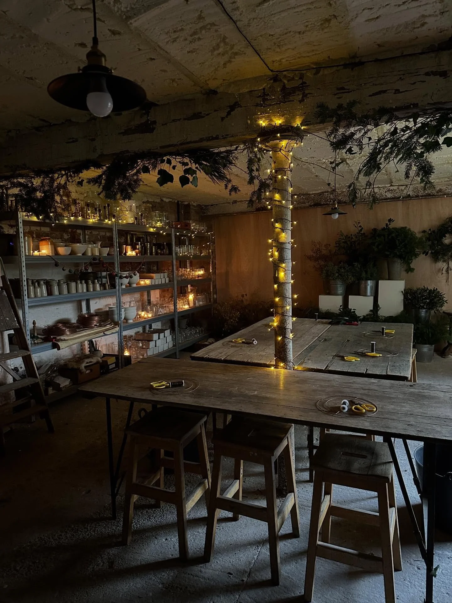 The workshop is quiet again and the elves have had a little tidy up. We held our last workshop of the year yesterday and it&rsquo;s been such a fun ride to welcome you all to my little grotto for some festive wreath making. Thank you so much to every