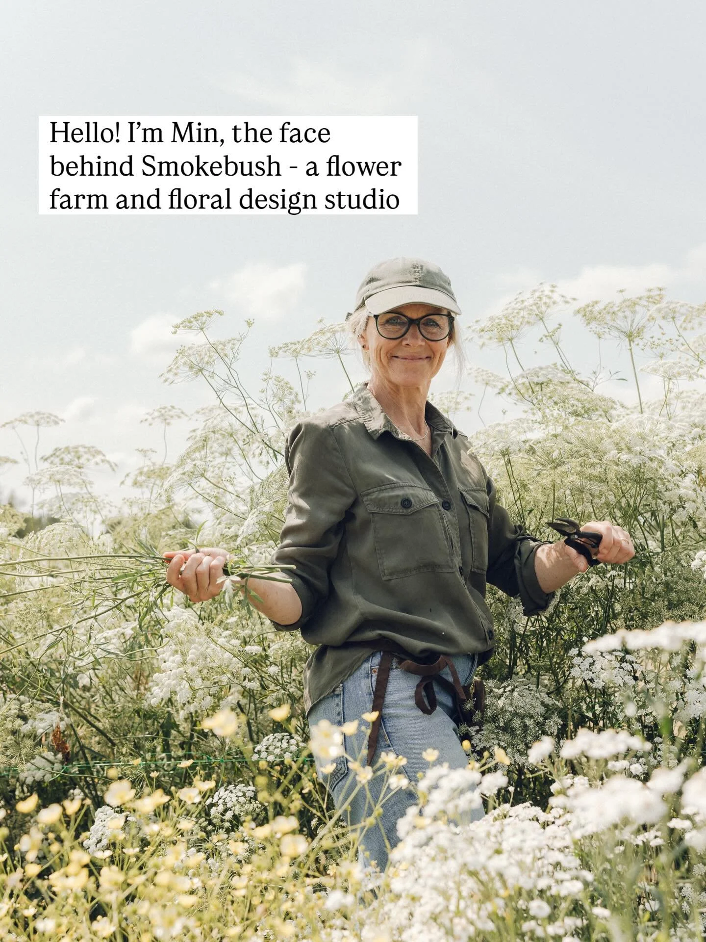 Hello and welcome! I thought January was a good time for a little reintroduction and a reminder of what we do here at Smokebush - a floral design studio and flower farm based in east Cheshire.&nbsp;

I&rsquo;m Min, a flower farmer florist growing and