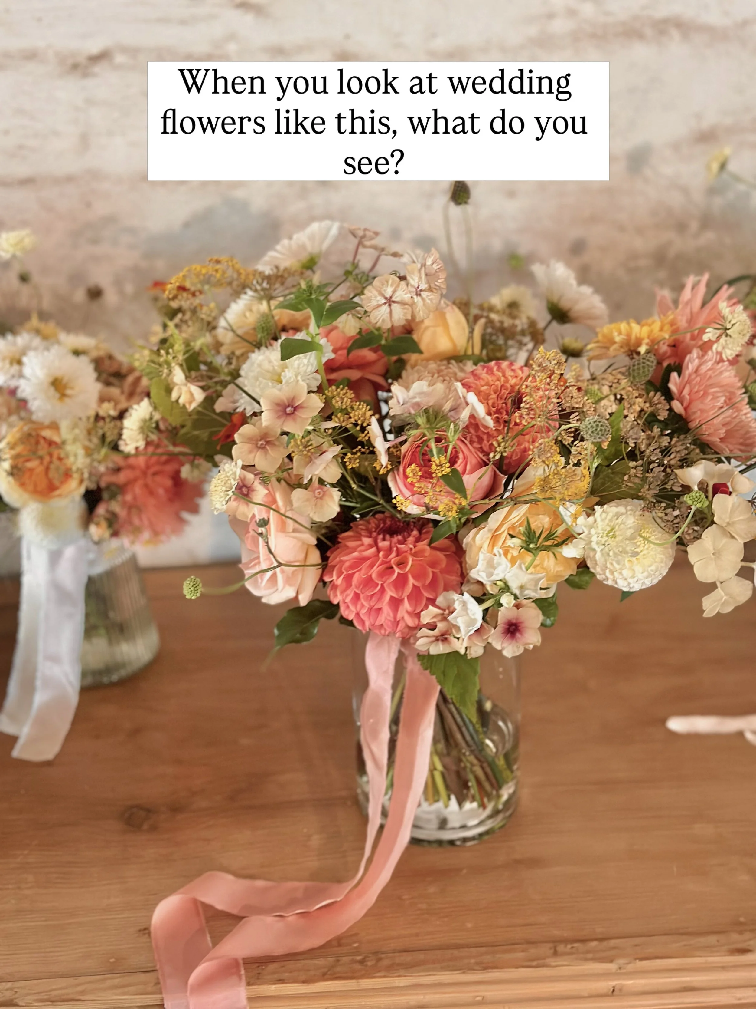 Buying your wedding flowers from a small flower farm, not only will you receive the most beautiful flowers, but you will be making a sustainable choice and supporting a small business along the way that only wants to give you the absolute best experi