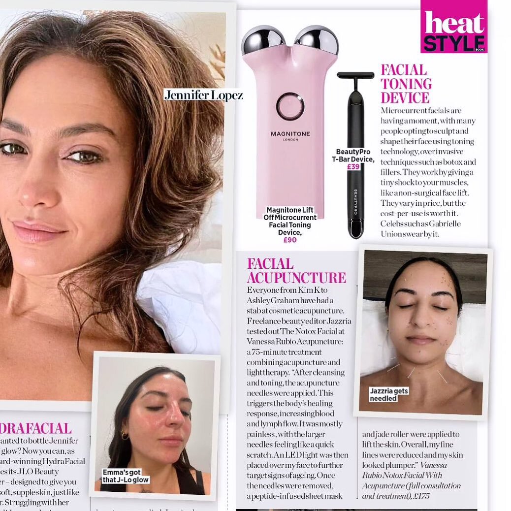 Thank you @jazzriaharris and @heatstylebook for including my Notox Facial Acupuncture treatment with @celluma_led_therapy in the latest issue ❤️

For bookings please DM or check out my link in bio

🙏 @teamfluorescent