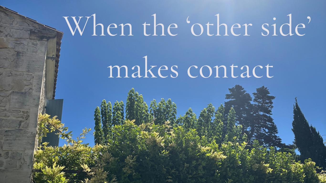 When the ‘other side’ makes contact