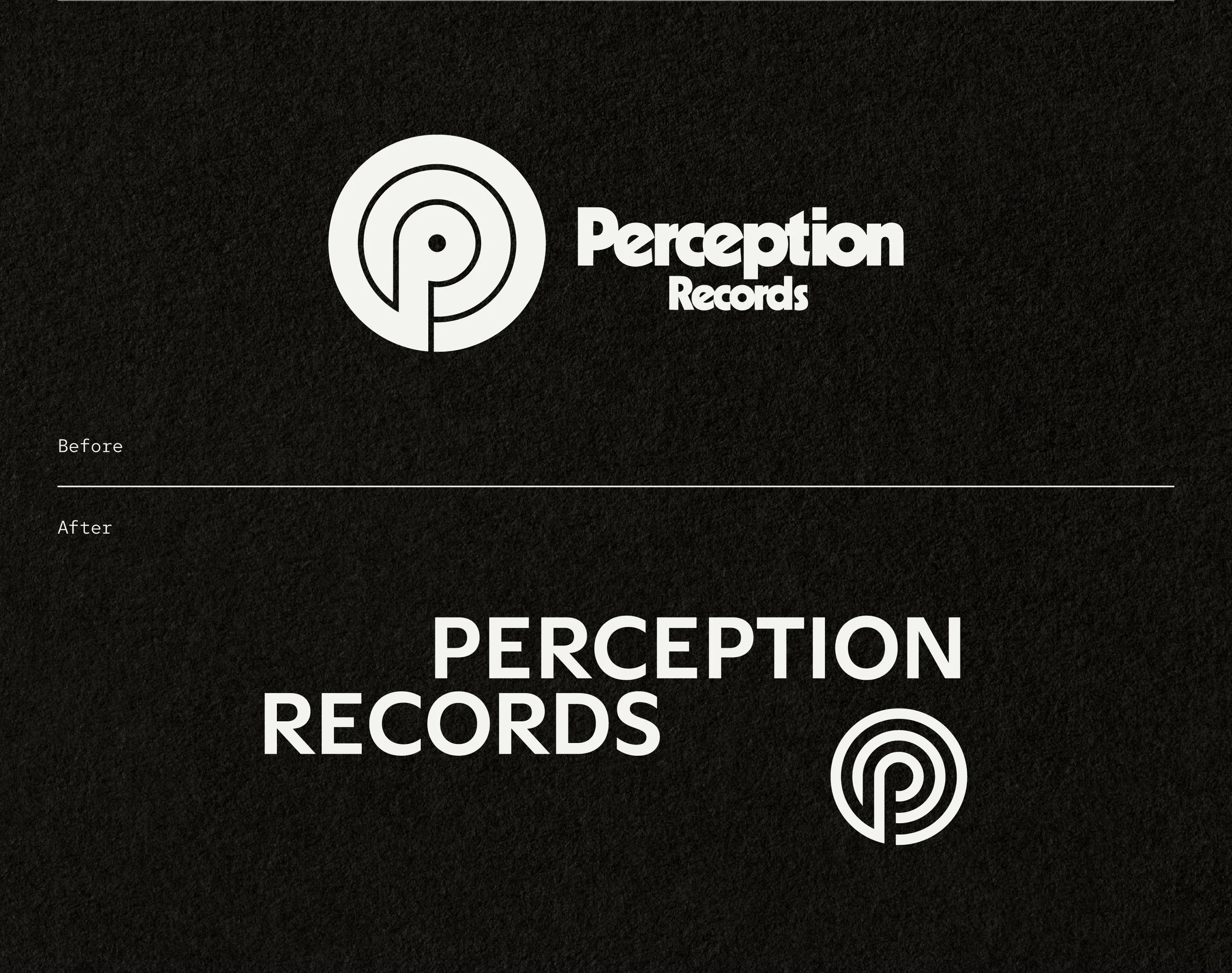 Perception Records — Chittco | Jack Chitty, Brand Designer