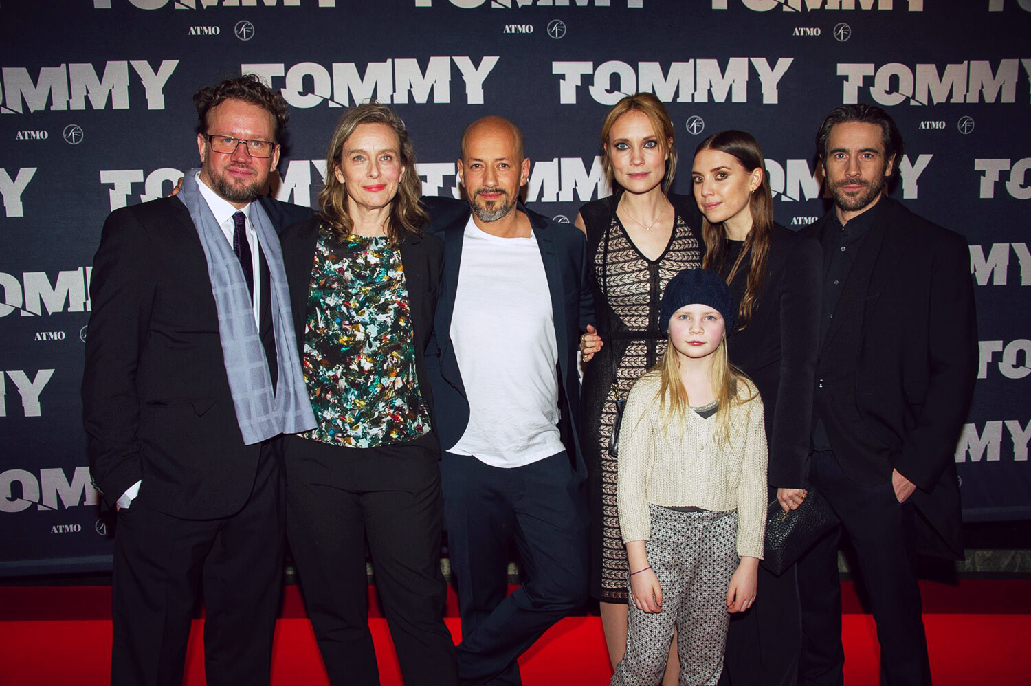 Gathering at the Tommy premiere: <br>Anton Hagwall, Kristina Åberg, Tarik Saleh, Moa Gammel, Inez Bruckner, Lykke Li Zachrisson and Ola Rapace.