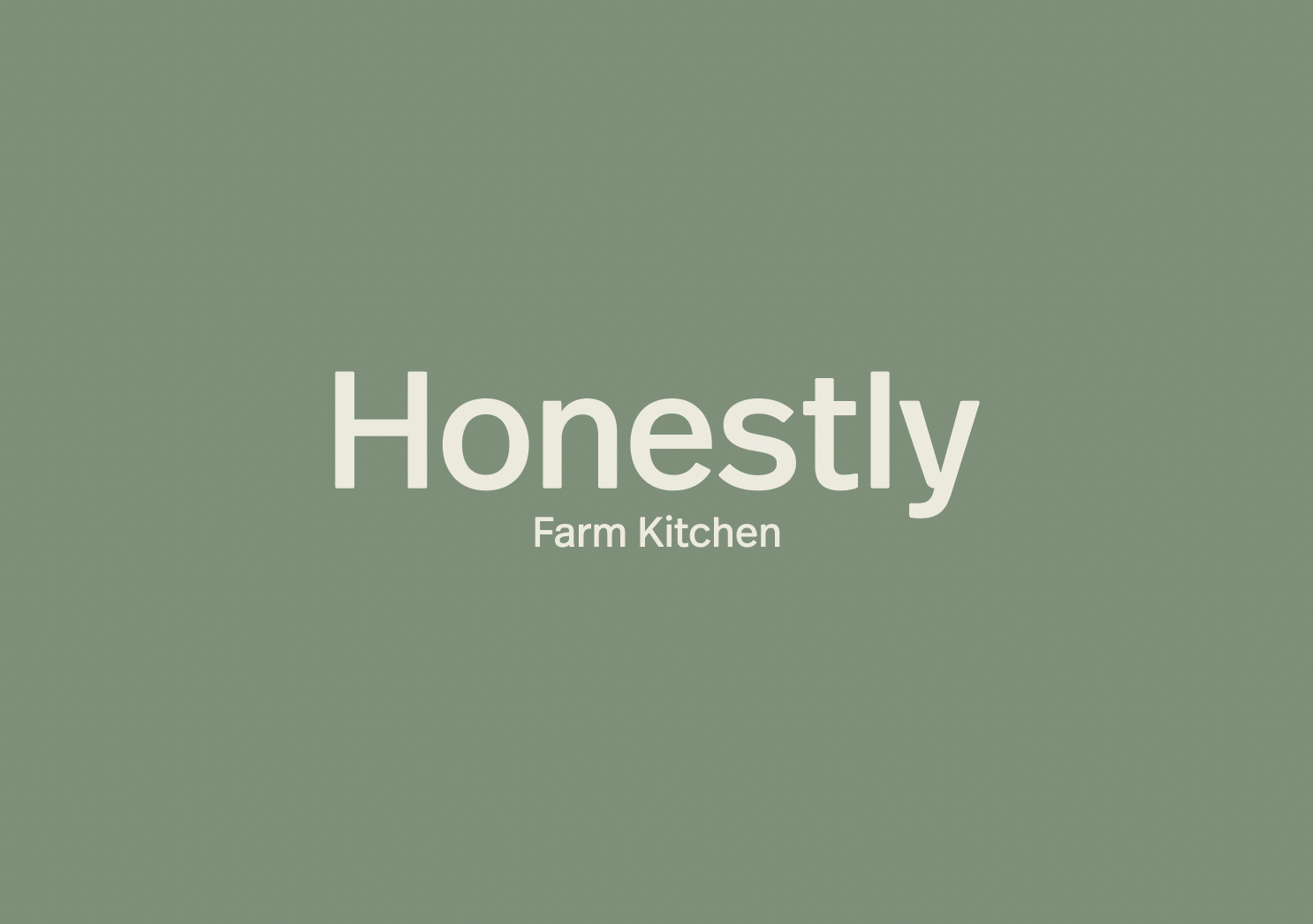 Honestly Farm Kitchen, Complete Branding