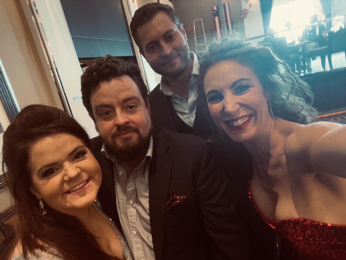 Wonderful first show. What a fabulous team. #standing ovation #queenmaryII #afternoonattheopera