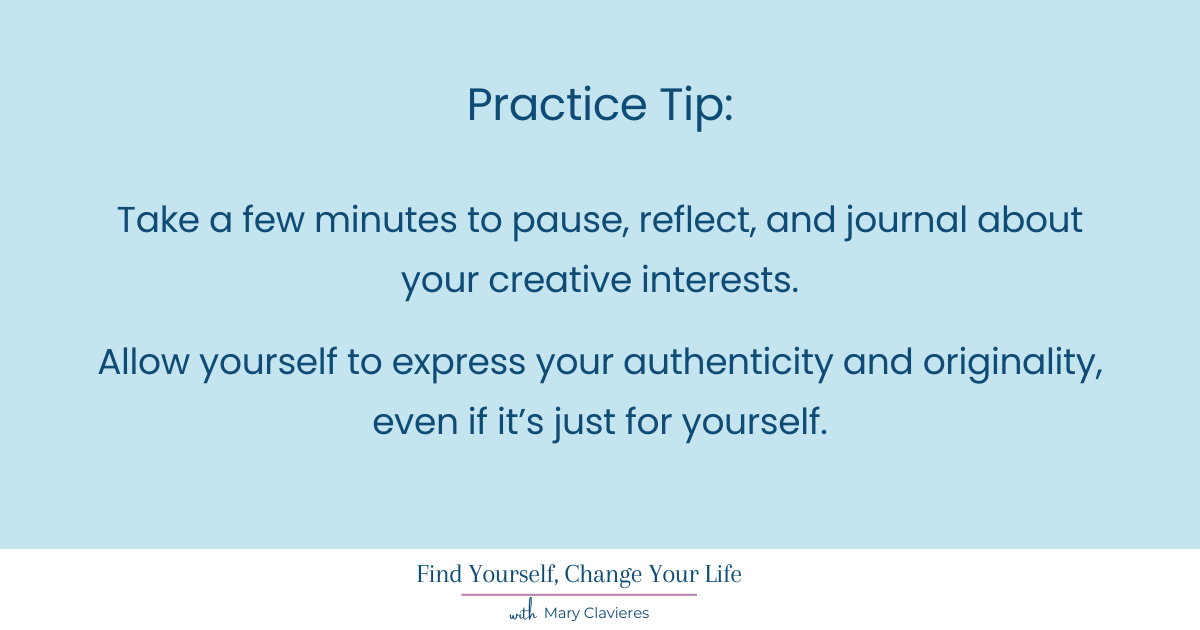 staying true to yourself practice tip