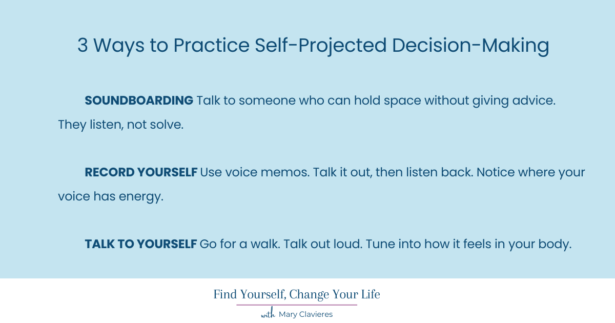 3 ways to practice how to make sound decisions with self projected authority