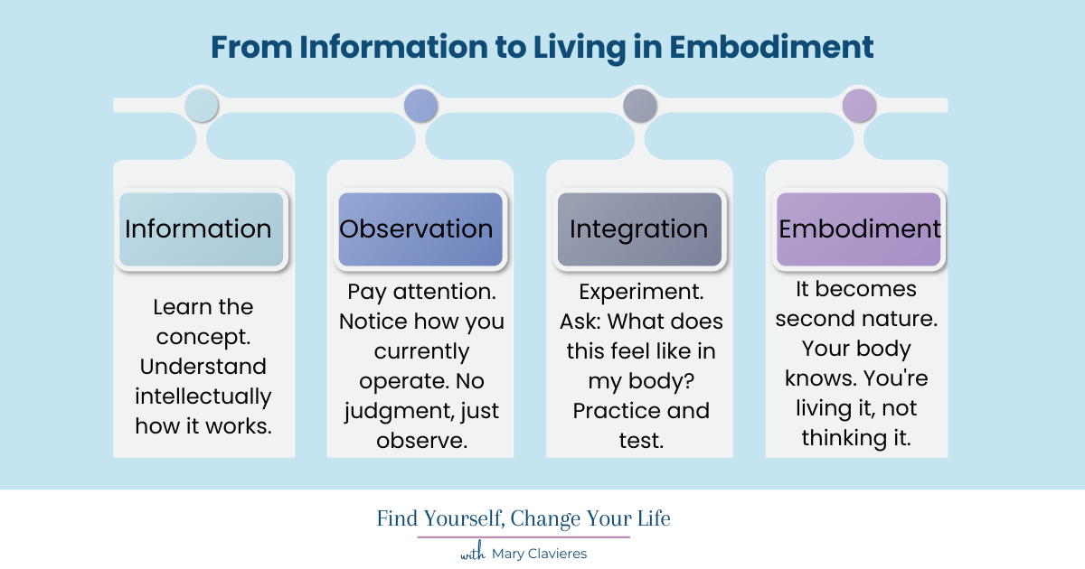 from information to embodied decision making