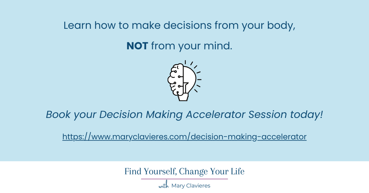 book a decision making accelerator session for Certainty in Decision Making